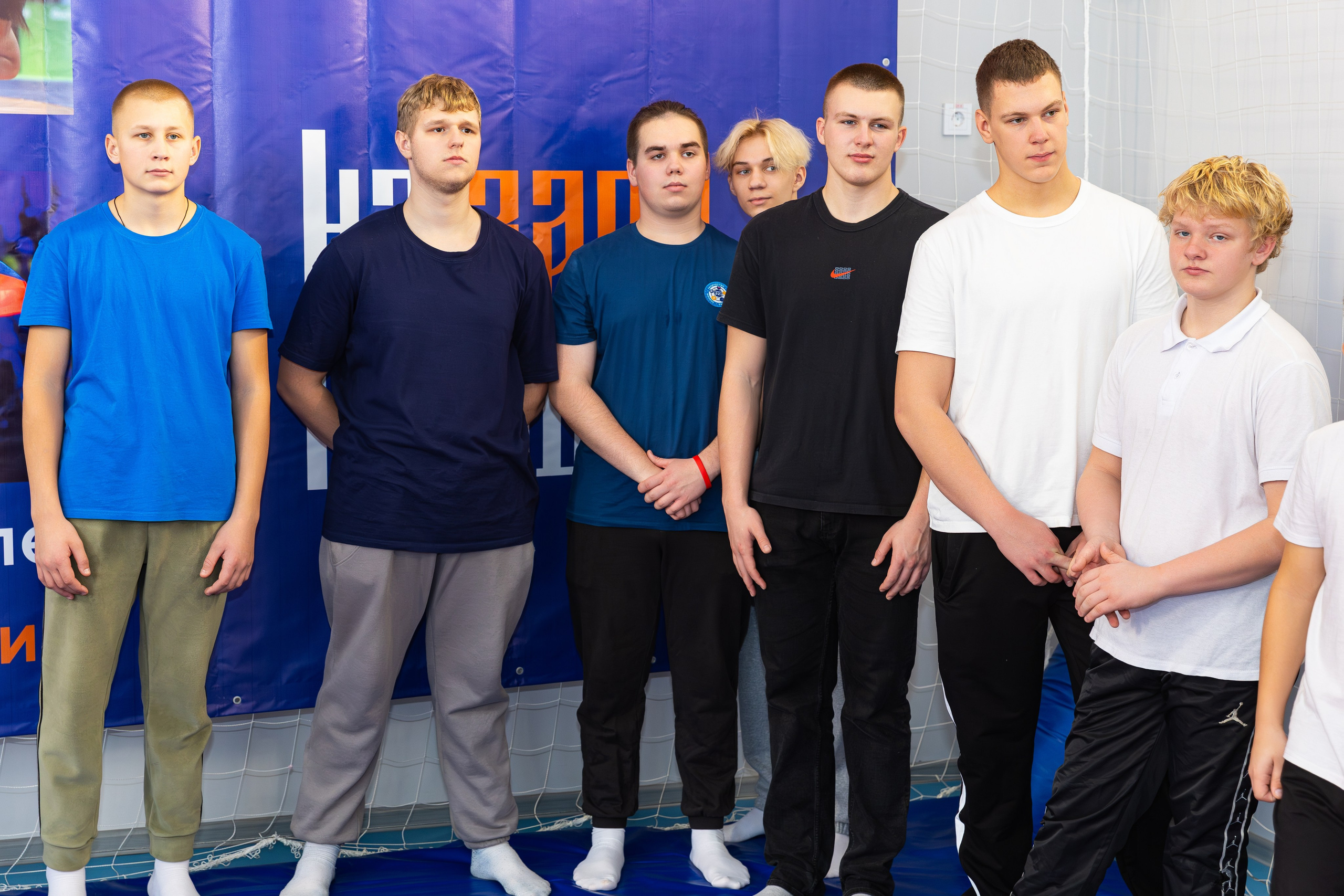 Открытия спортивного зала по вольной борьбе. В школе № 221. Фотограф Александр Поздняков  Новосибирск