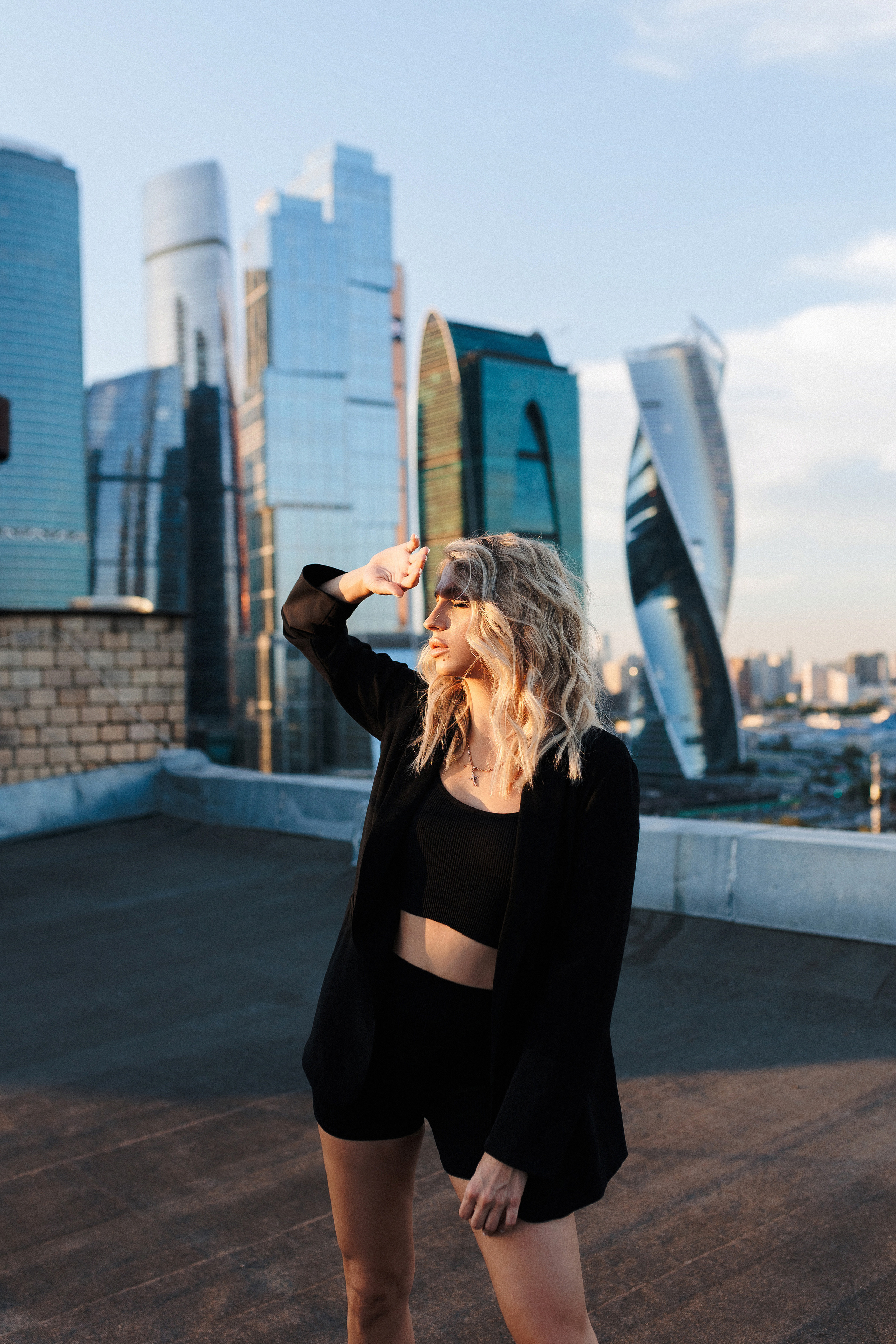 Съёмка на крыше. Фотограф Полина Лытнева