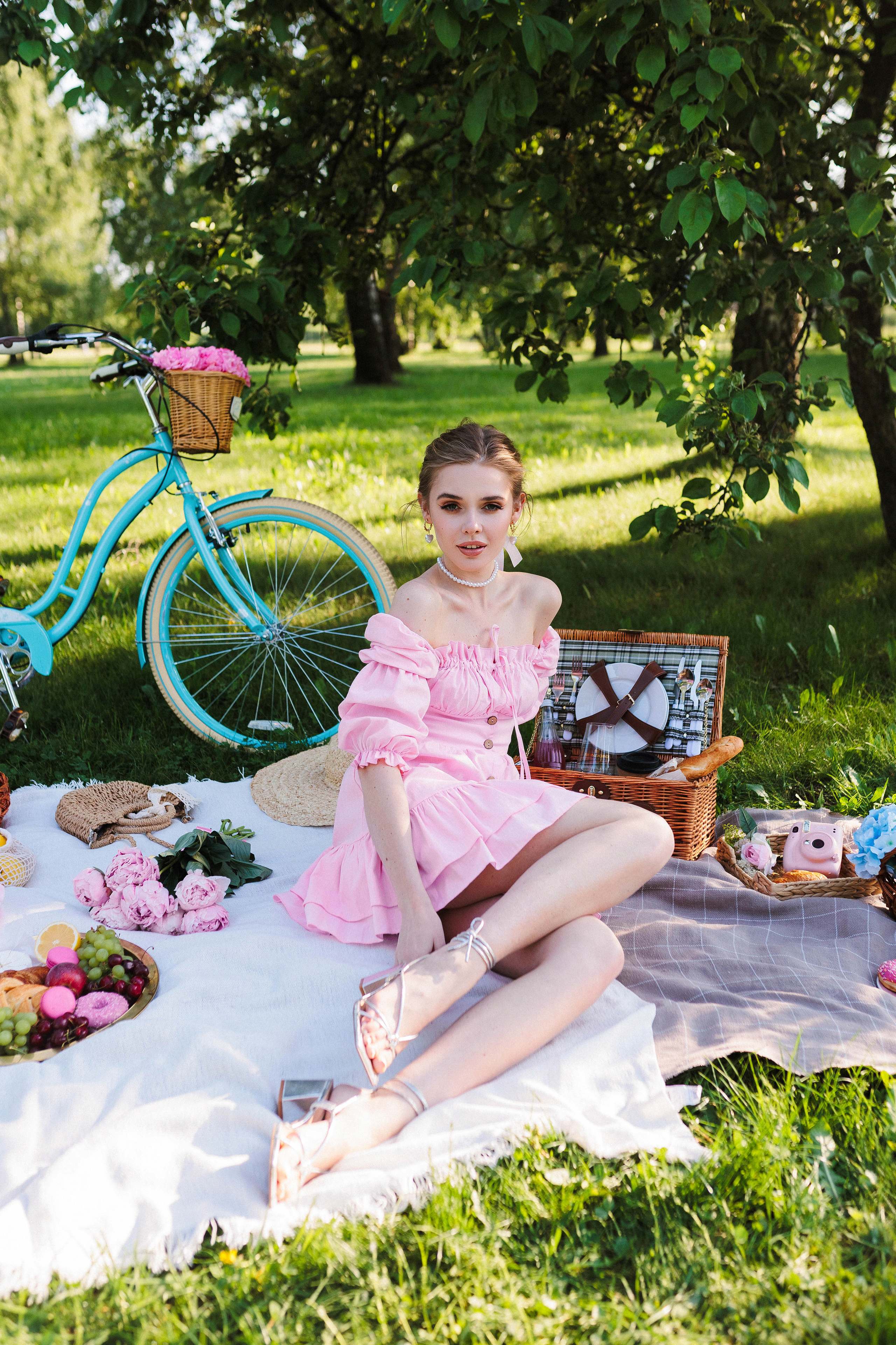 Пикник с велосипедом. Фотограф Полина Лытнева