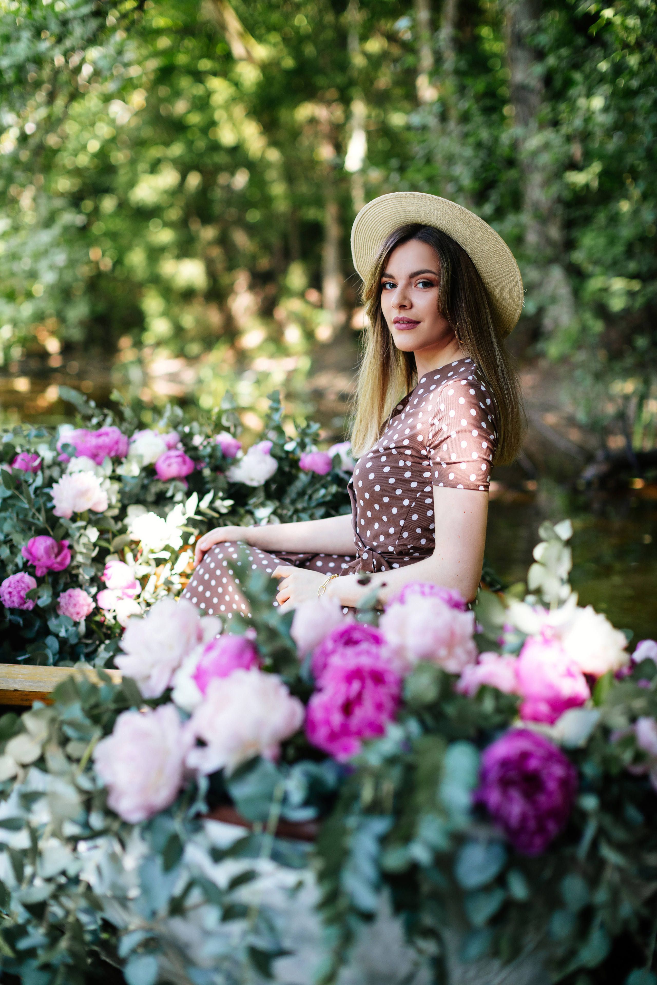 Съёмка на лодке. Фотограф Полина Лытнева