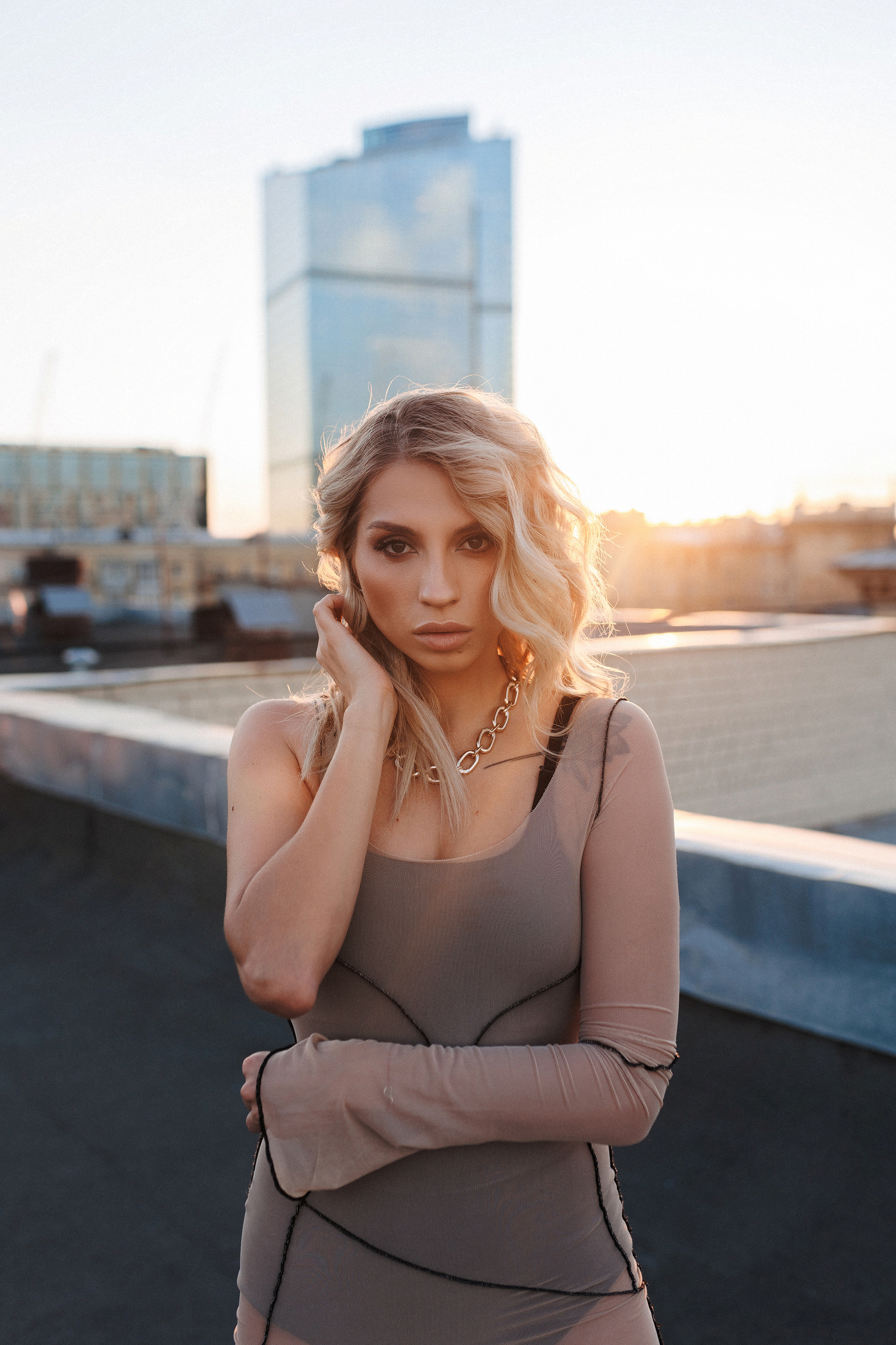 Съёмка на крыше. Фотограф Полина Лытнева