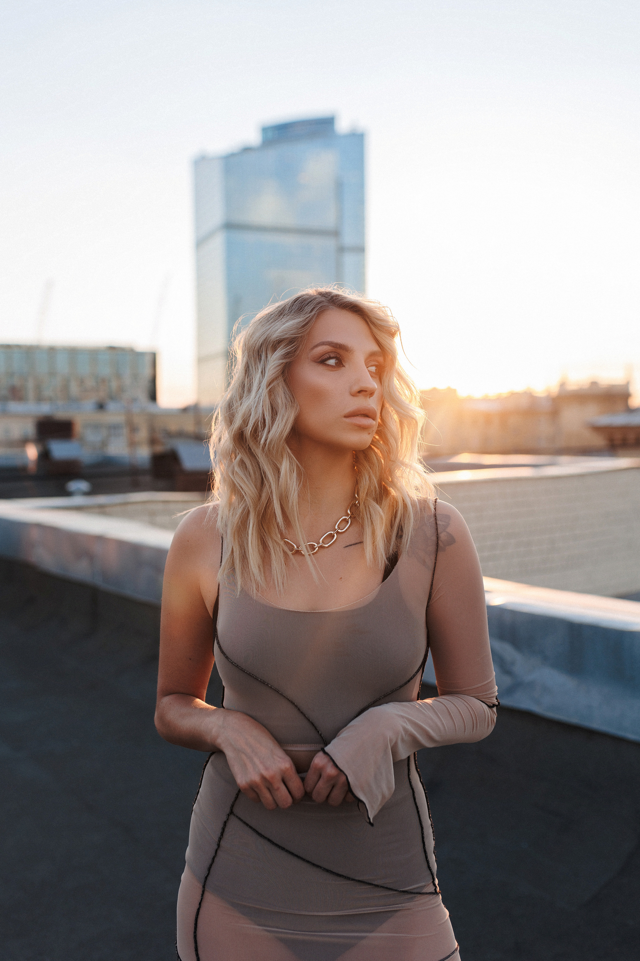 Съёмка на крыше. Фотограф Полина Лытнева