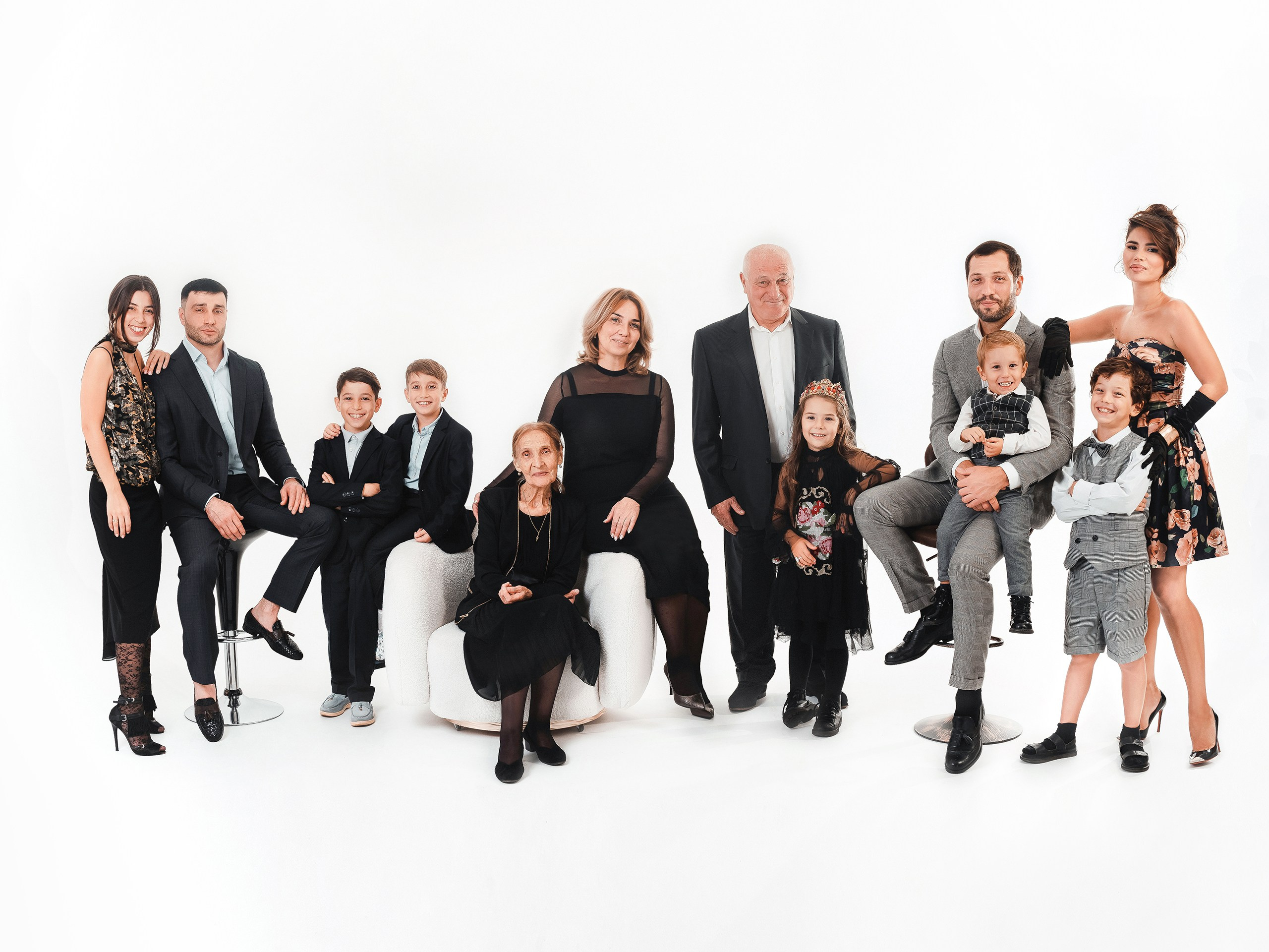 Фотосессия Большой Семьи. Фотограф Юлия Кондратьева