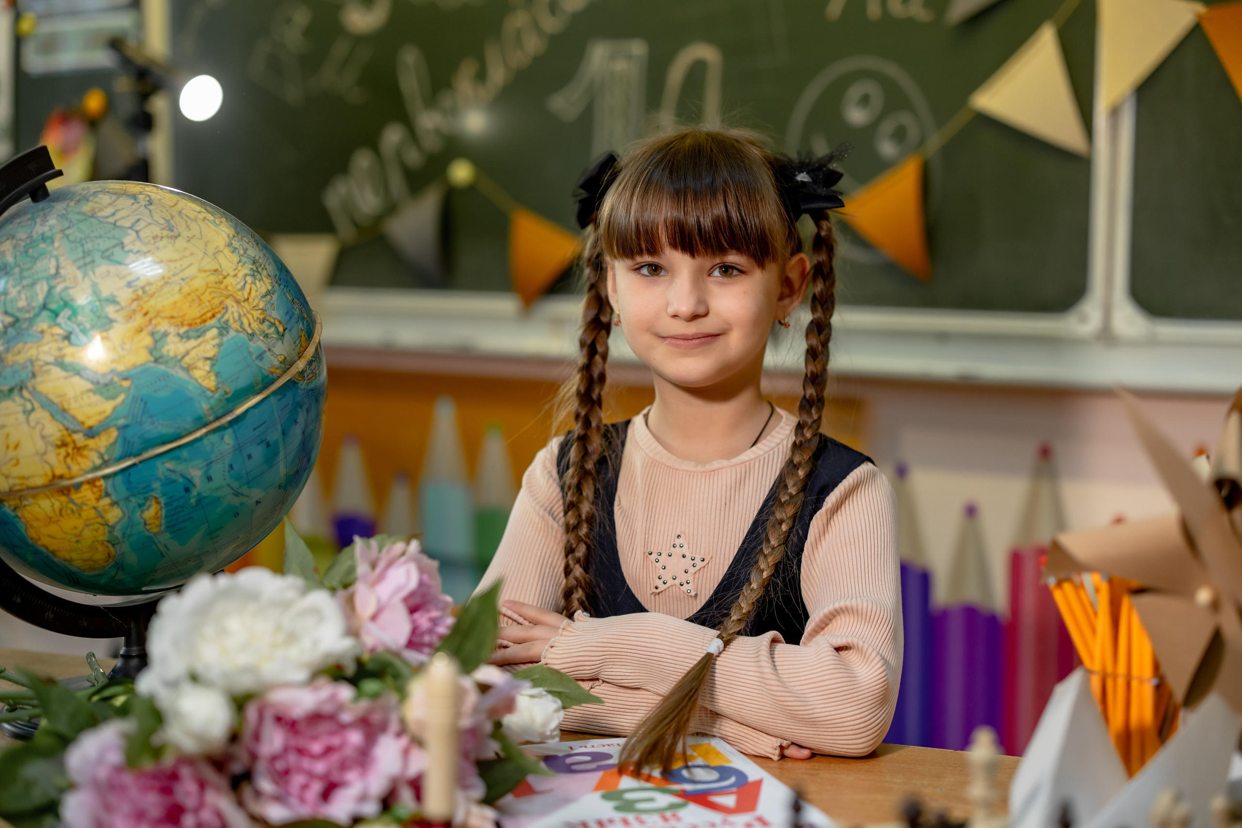 Съемка в классе с мини-фотозоной. Фотограф со студией в Долгопрудном — Ольга Рагулина