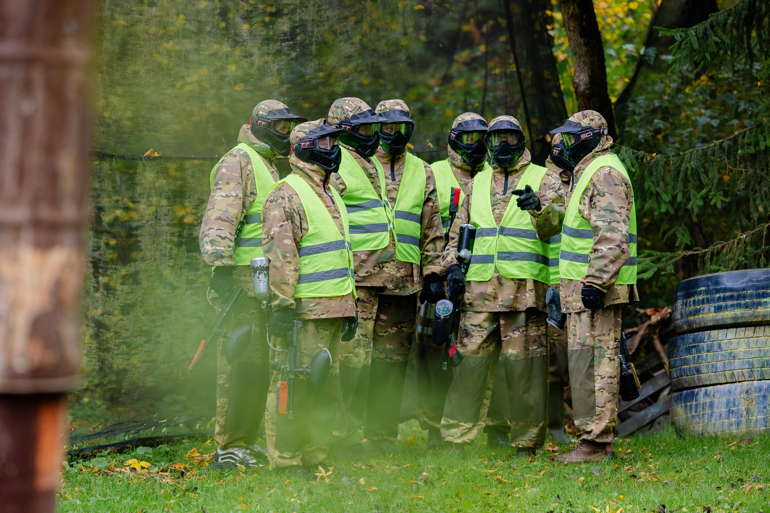 День рождения в пейнтбольном клубе Зарница. Фотограф и режиссер Московко Екатерина