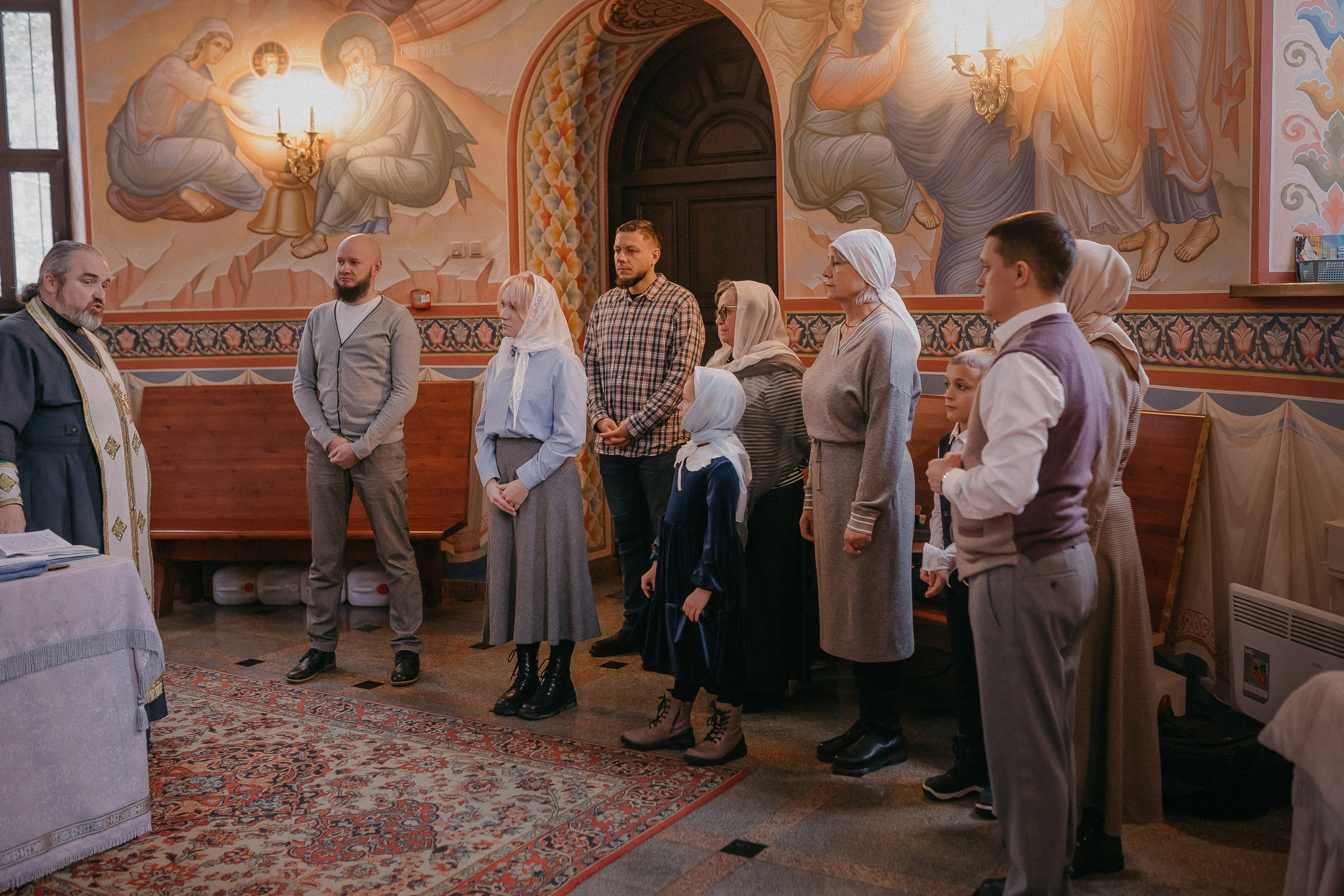 Крещение Владимира. Храм Георгия Победоносца. Семейный фотограф в Сургуте
