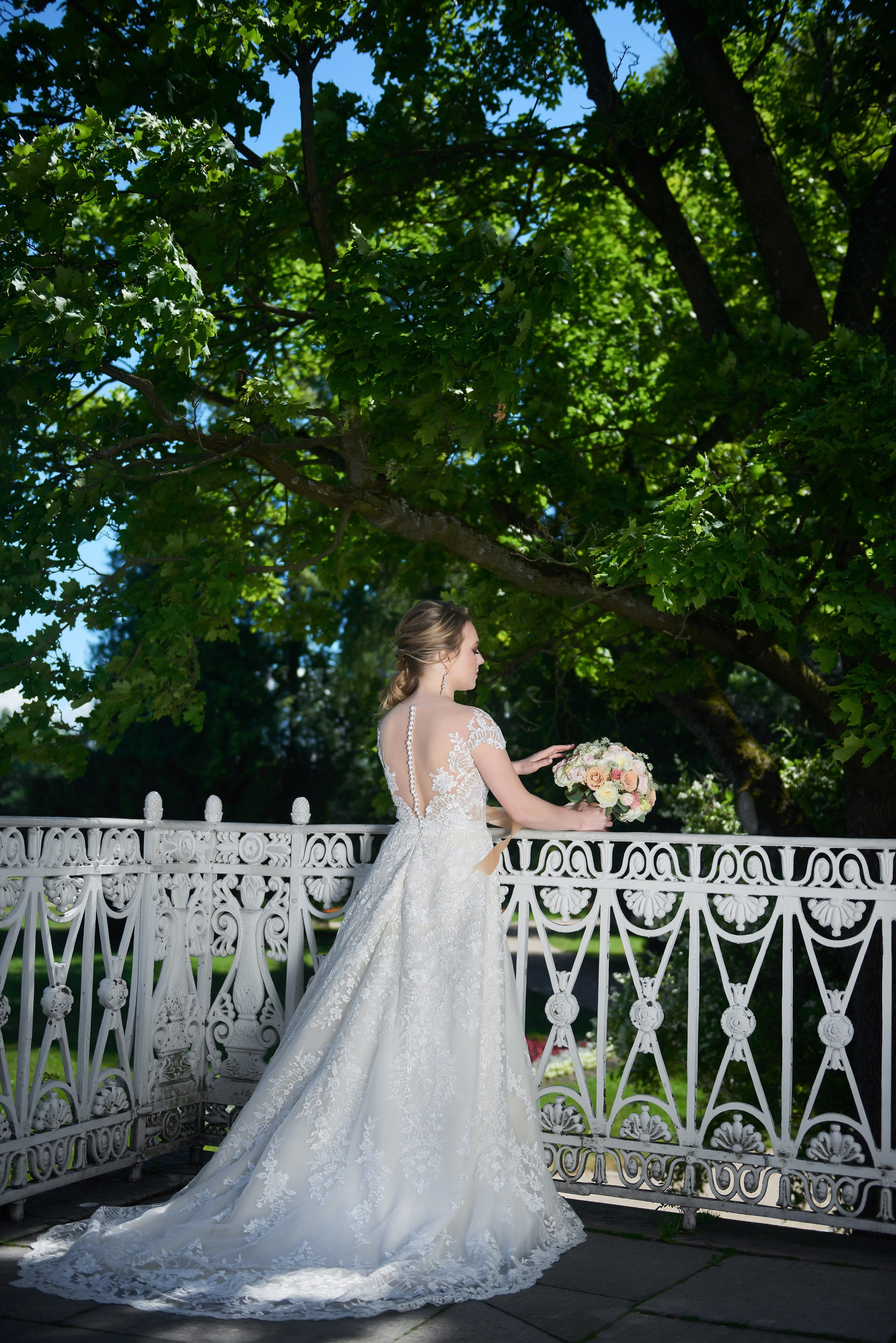 Юлия и Антон (Первый Дворец Бракосочетания, прогулка на Елагином острове). Портретный, семейный и свадебный фотограф в Санкт-Петербурге и в Пушкине Ширяев Денис