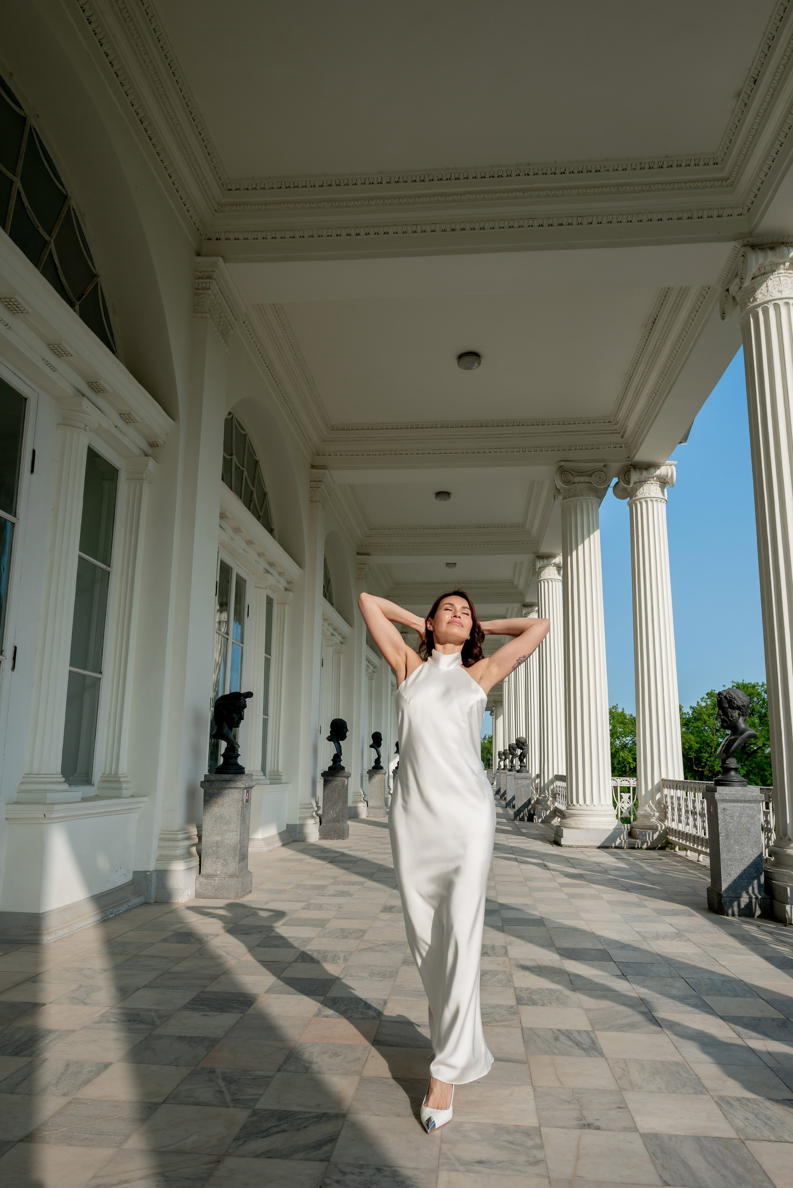 Алина и Алексей (прогулка на кабриолете, Академия Художеств, Екатерининский парк в Пушкине). Портретный, семейный и свадебный фотограф в Санкт-Петербурге и в Пушкине Ширяев Денис