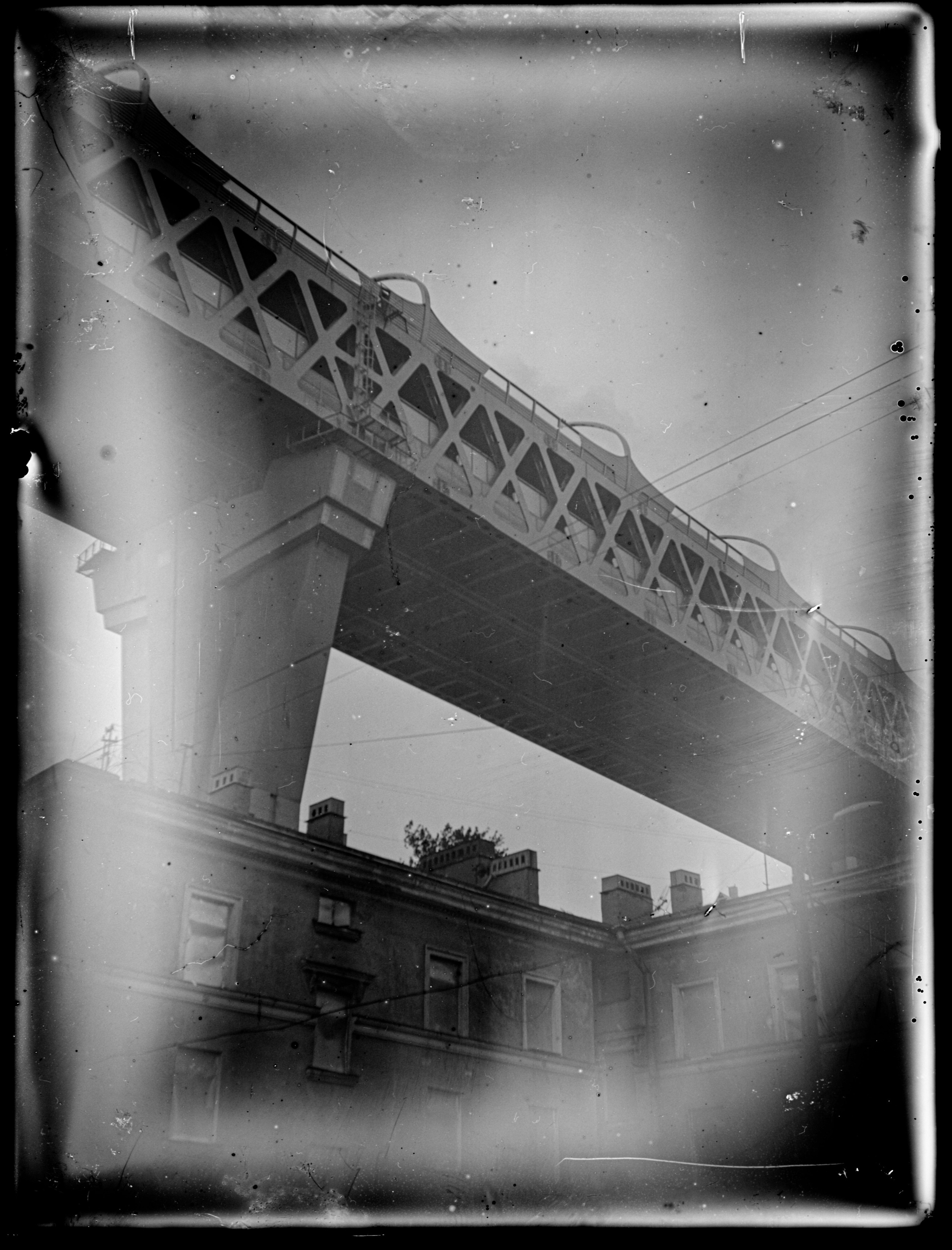 Glass plates. Darkroom aesthetics
