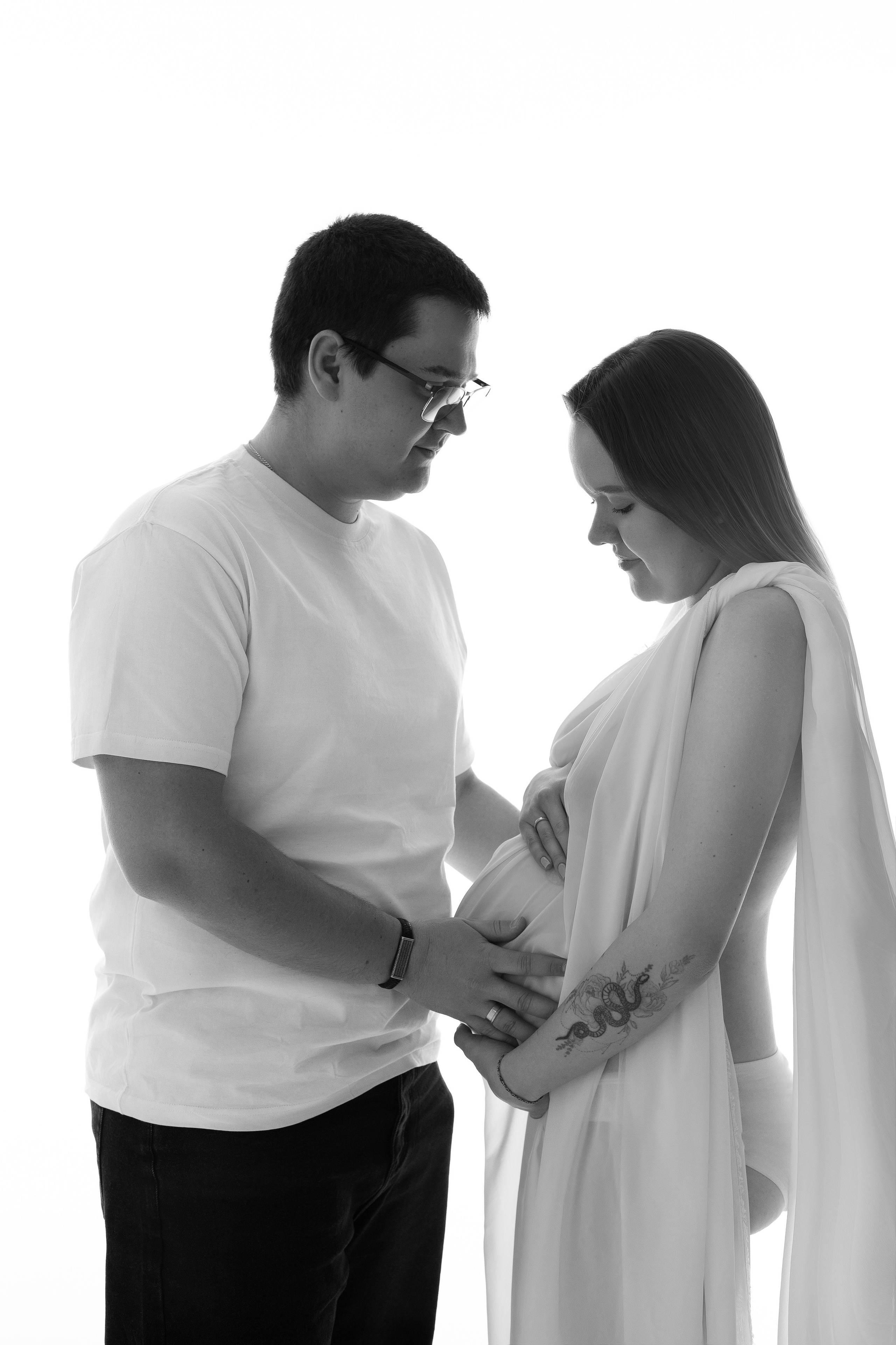 Фотосессия беременности 2025-01-25. Анастасия, Фотограф женского портрета и беременности в стиле vogue