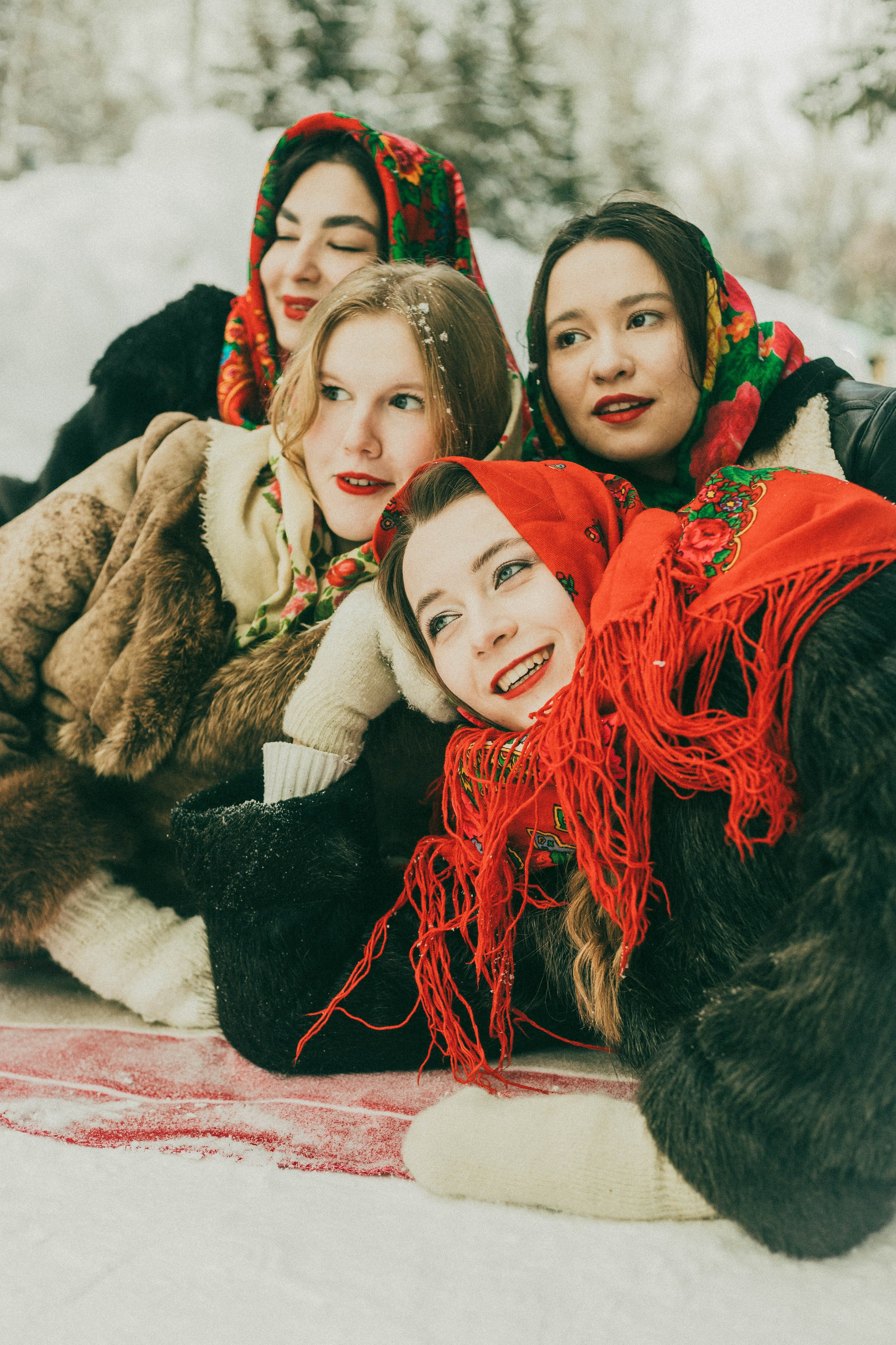 Зима в стиле СССР. Портретный и репортажный фотограф Елизавета Рудовская|Казань