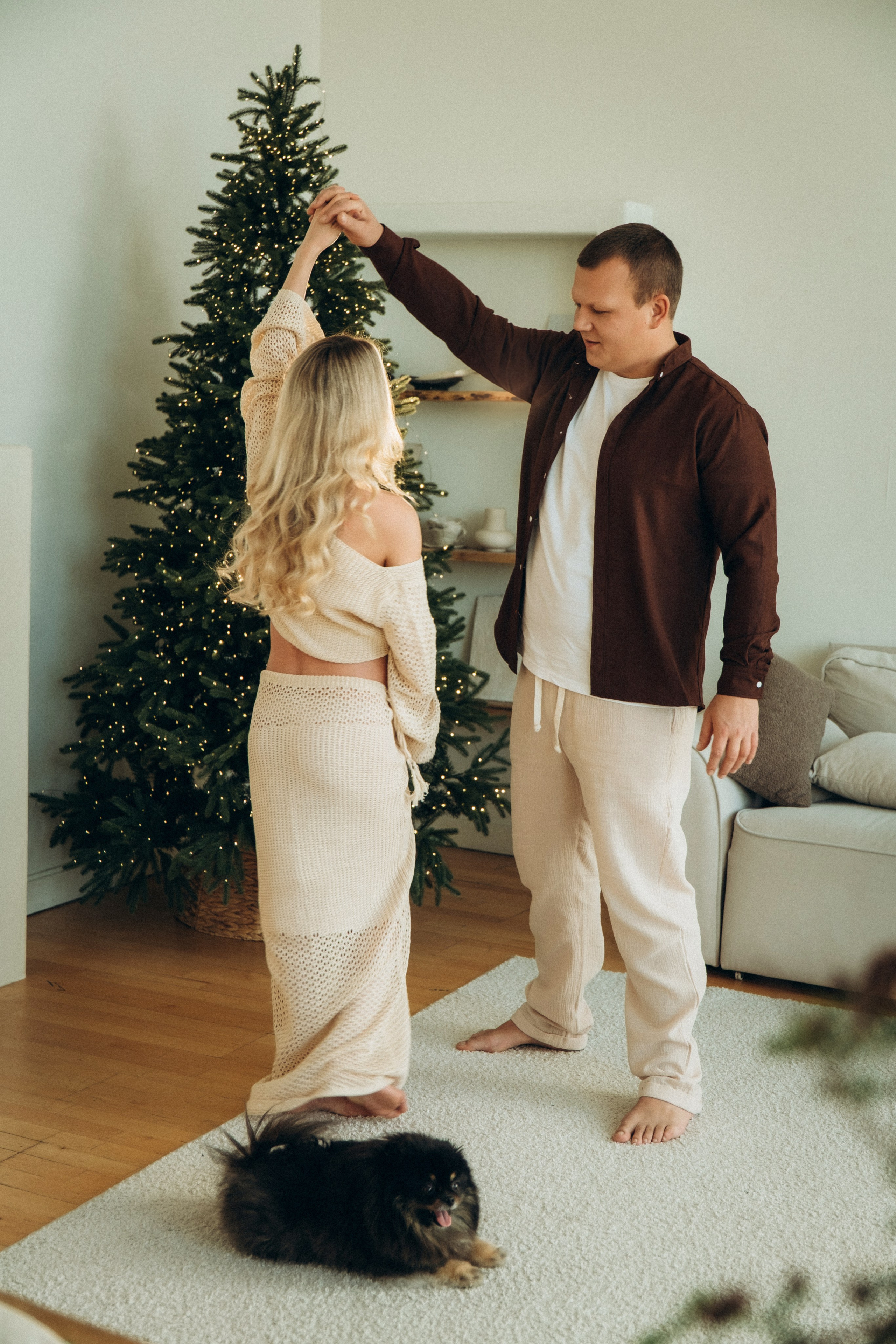 Лавстори новогодняя фотосессия беременности в Спб. Фотограф в Санкт-Петербурге Кристина Брянская