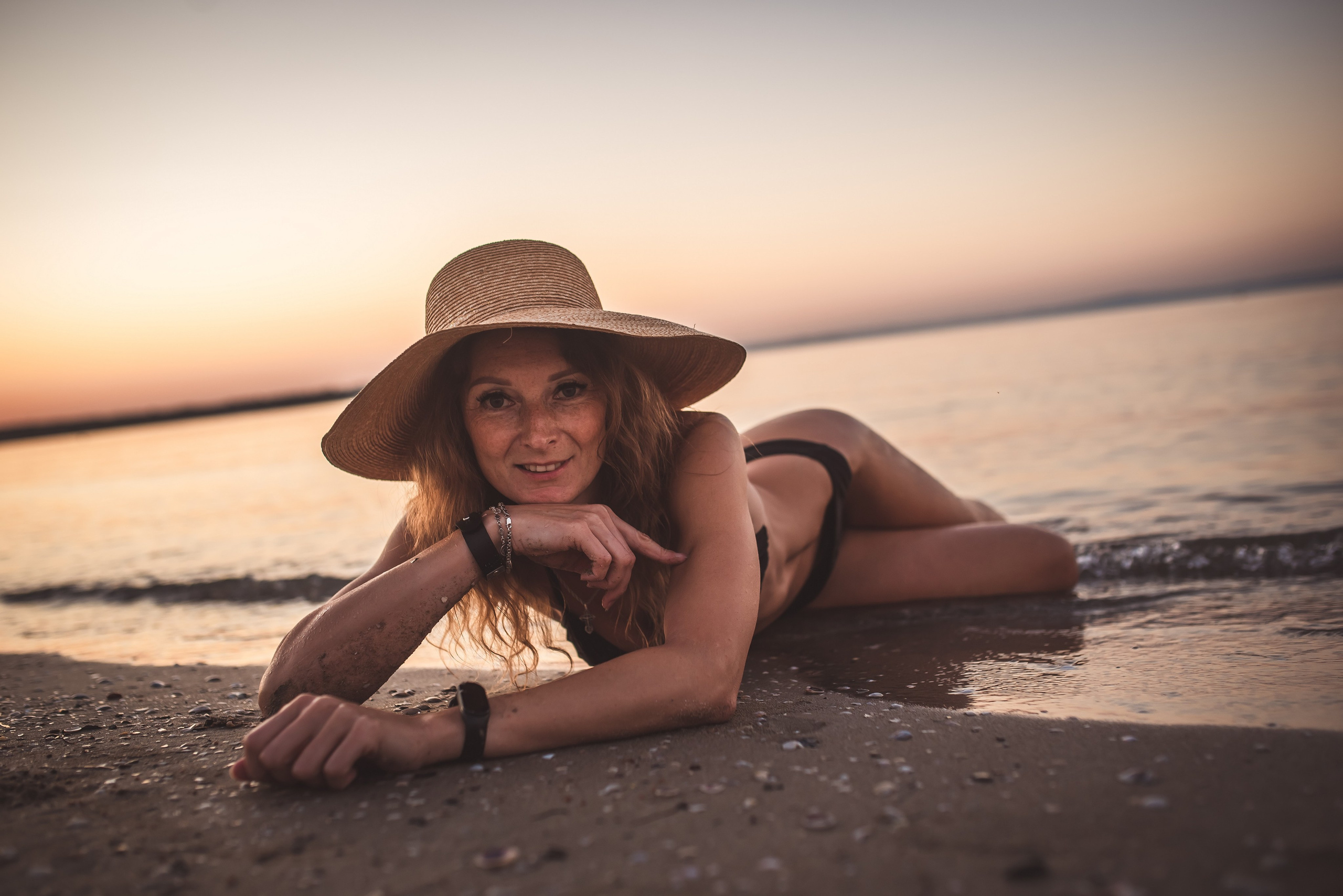 Фотосессия в купальнике на пляже в Созополе