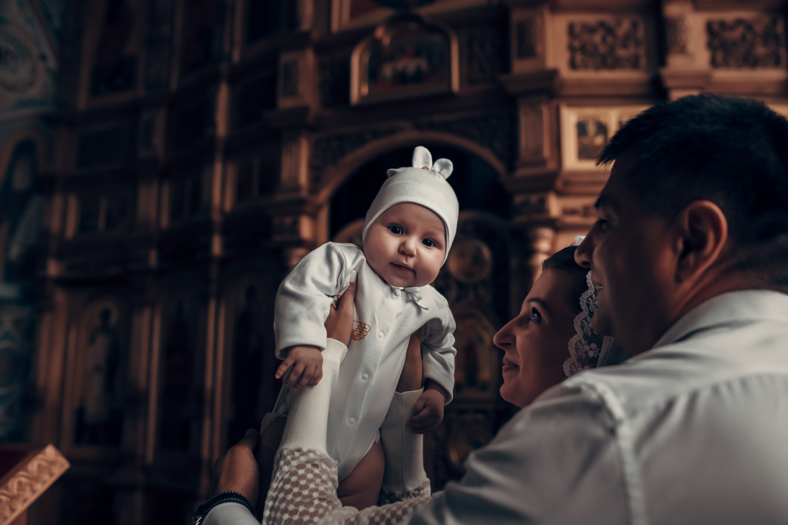 Крещение Софии в Соборе Александра Невского. Екатерина Крапивина фотограф церковных Таинств в Нижний Новгороде