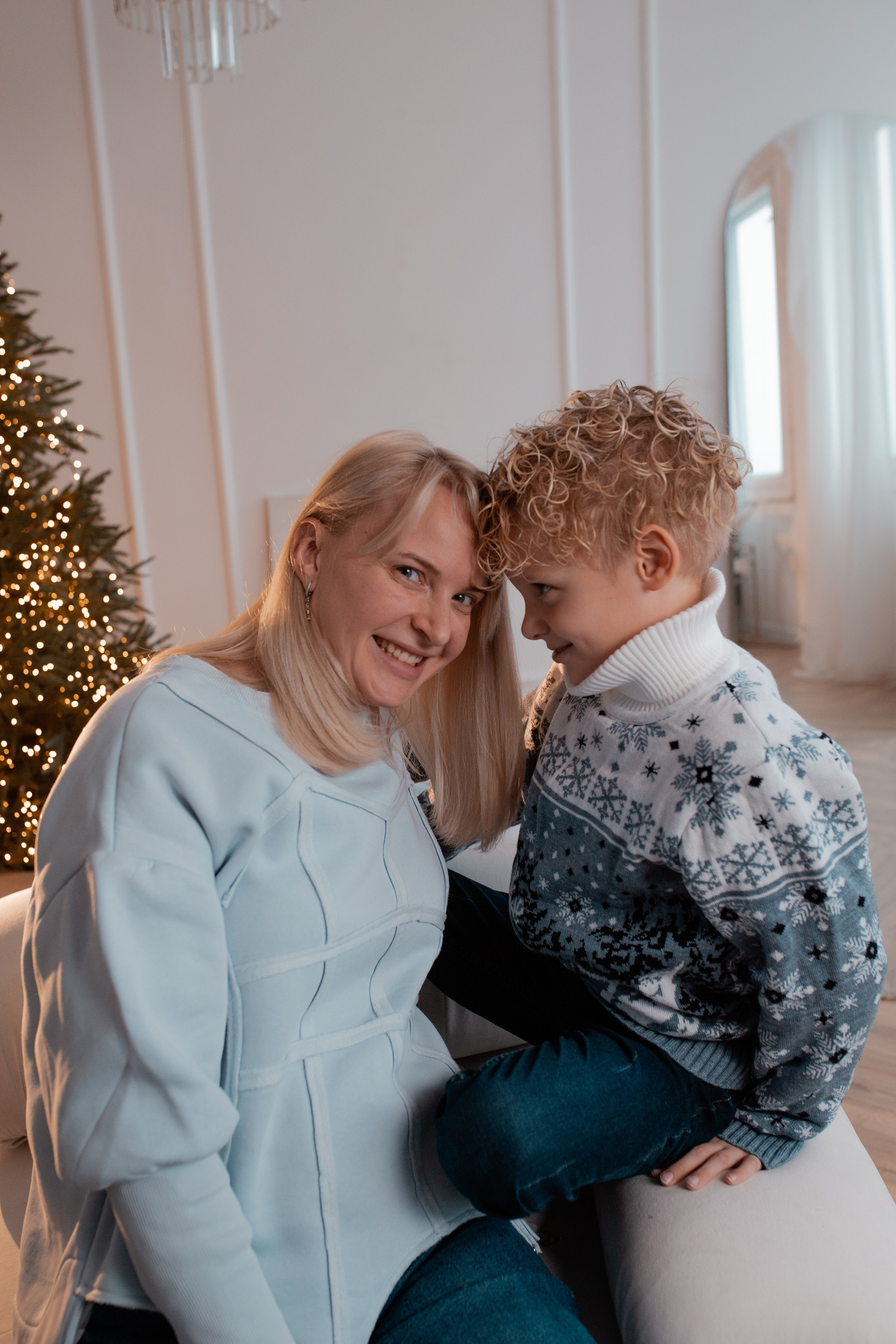 Инна с семьёй