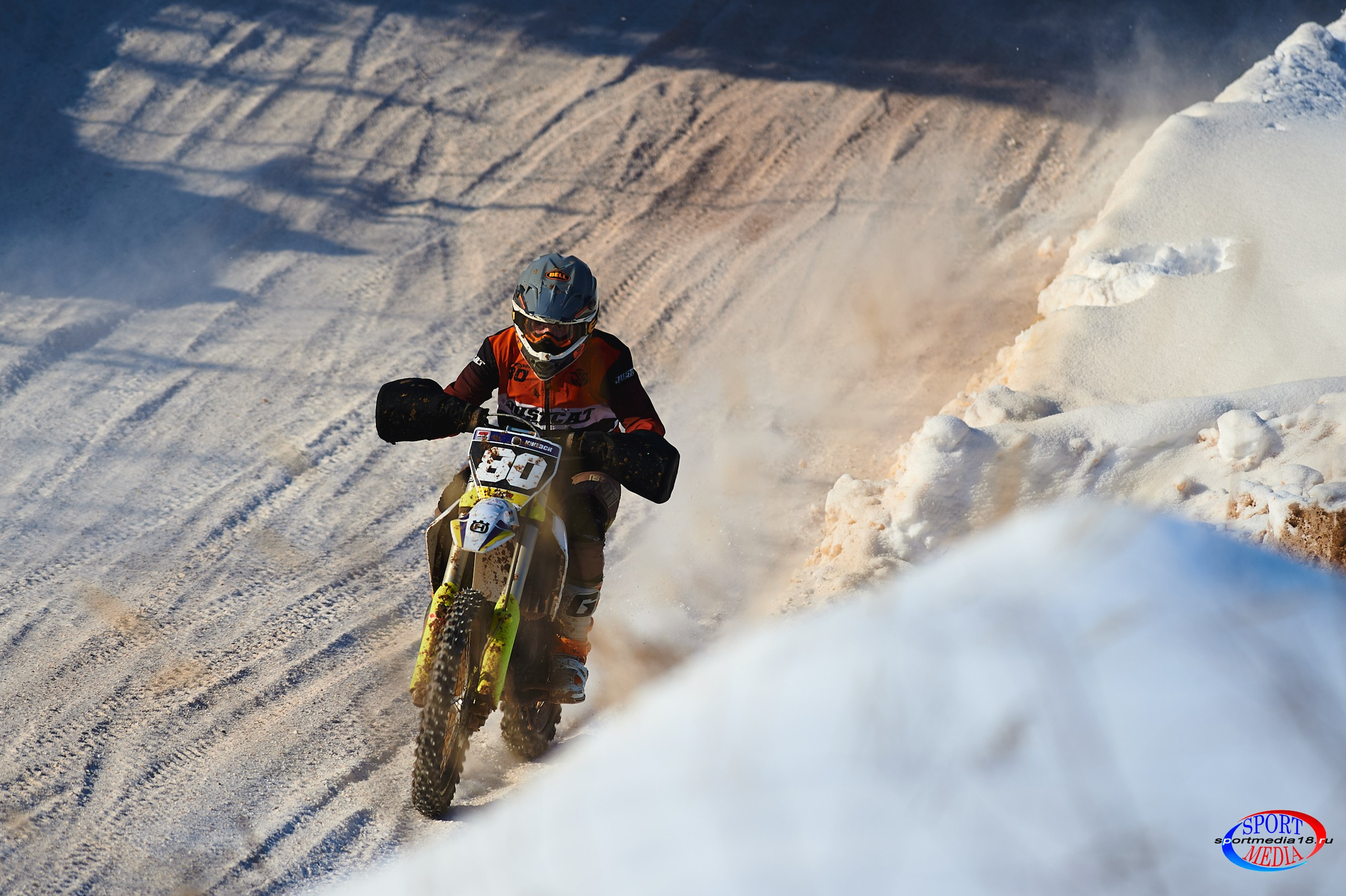 3 этап Кубка Удмуртской Республики по мотокроссу. Воткинск 23.02.2025. Спортивный репортажный фотограф в Ижевске Сергей Мерзляков