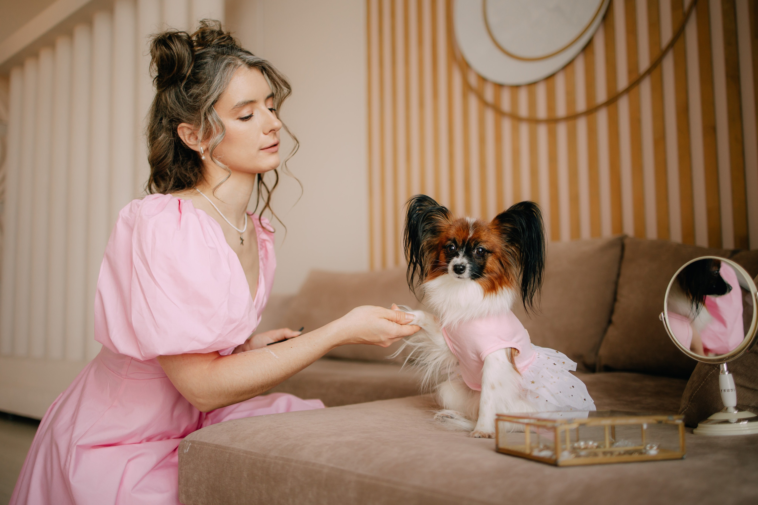 Султан, Мэй Мэй и Шанталь и их семья