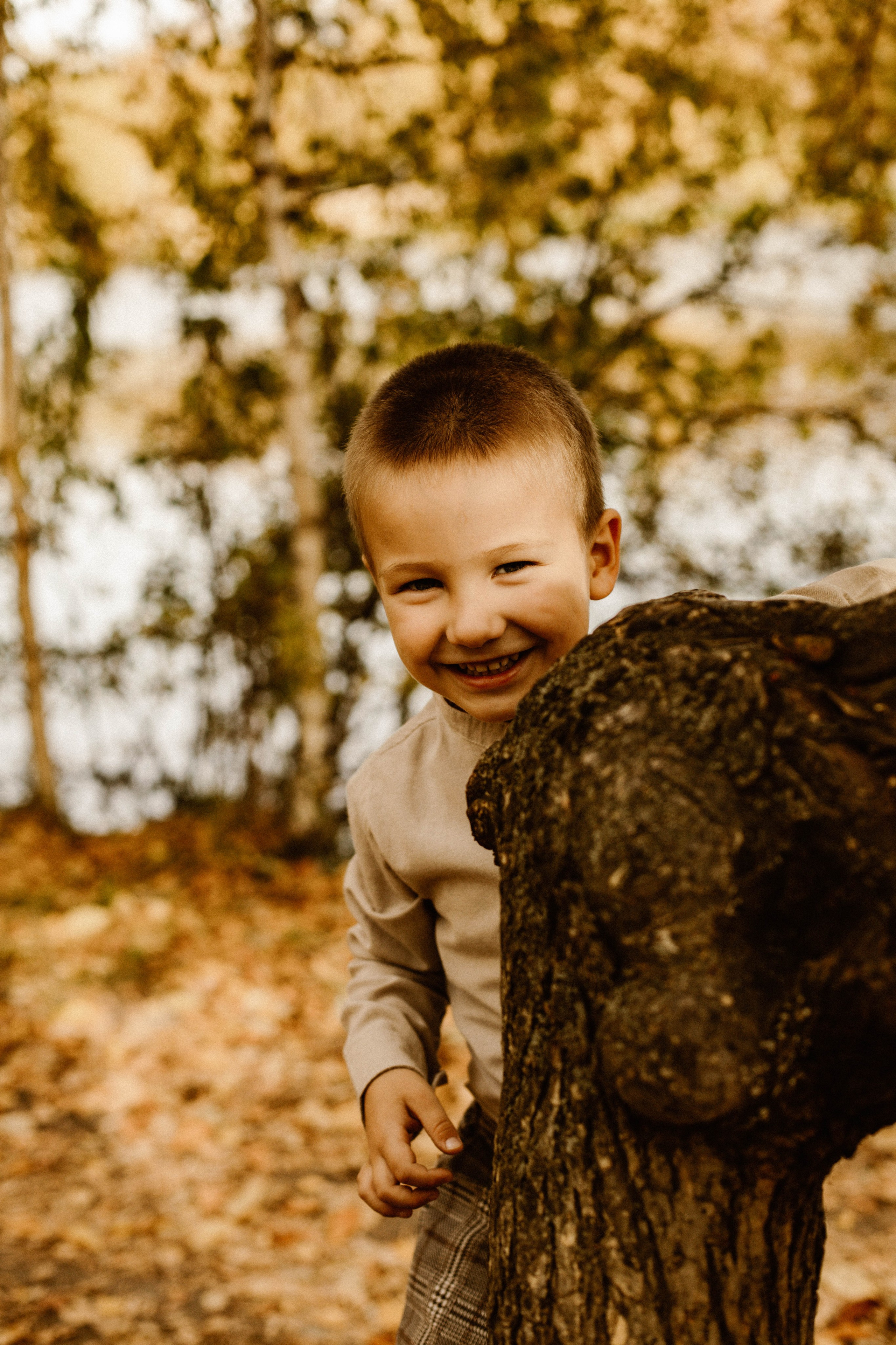 Земснаряд осенний. Фотограф в Нижнем Новгороде