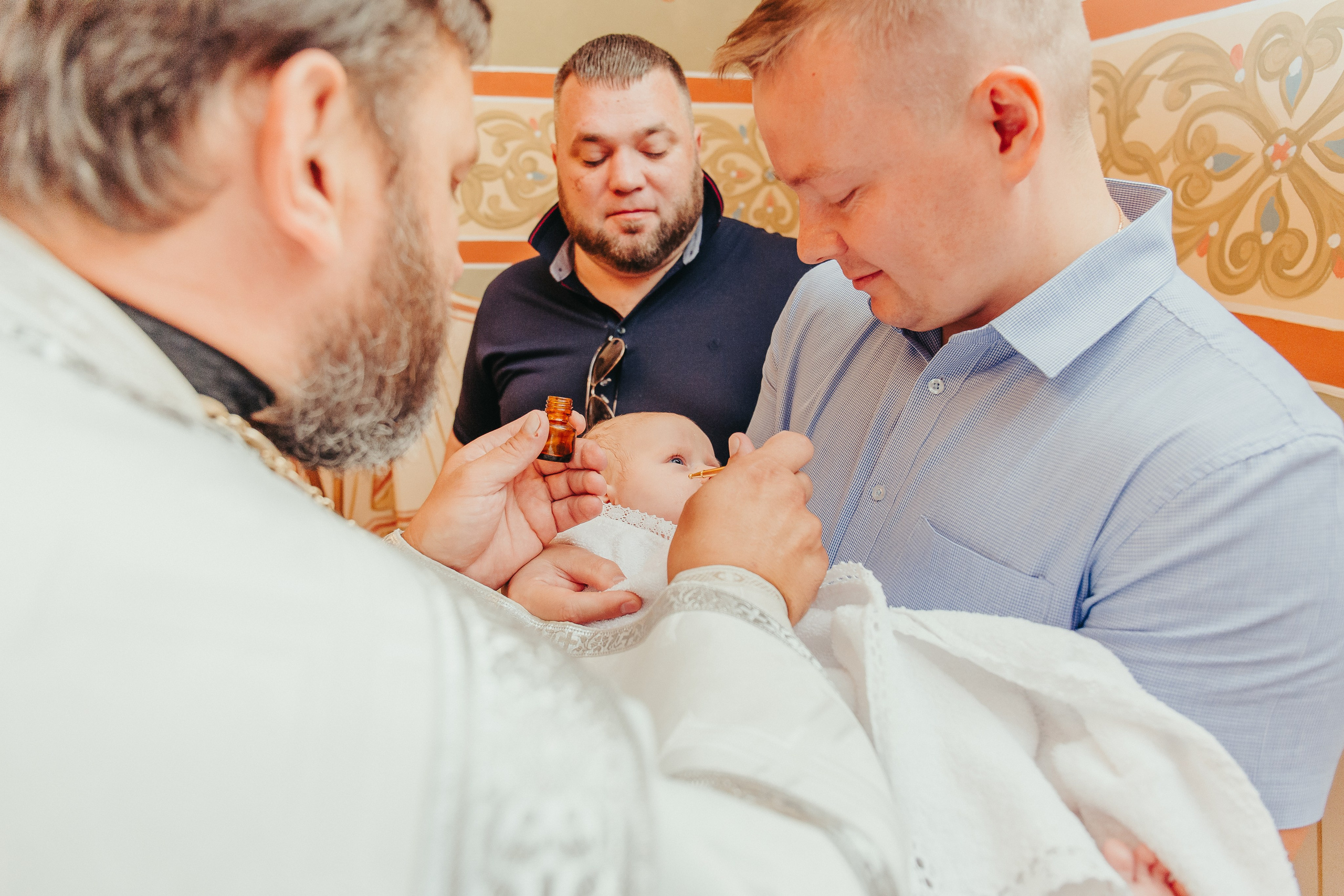 Крещение Маши в Черниговском Скиту. Фотограф новорожденных и детский в Сергиевом Посаде Кругликова Юлия