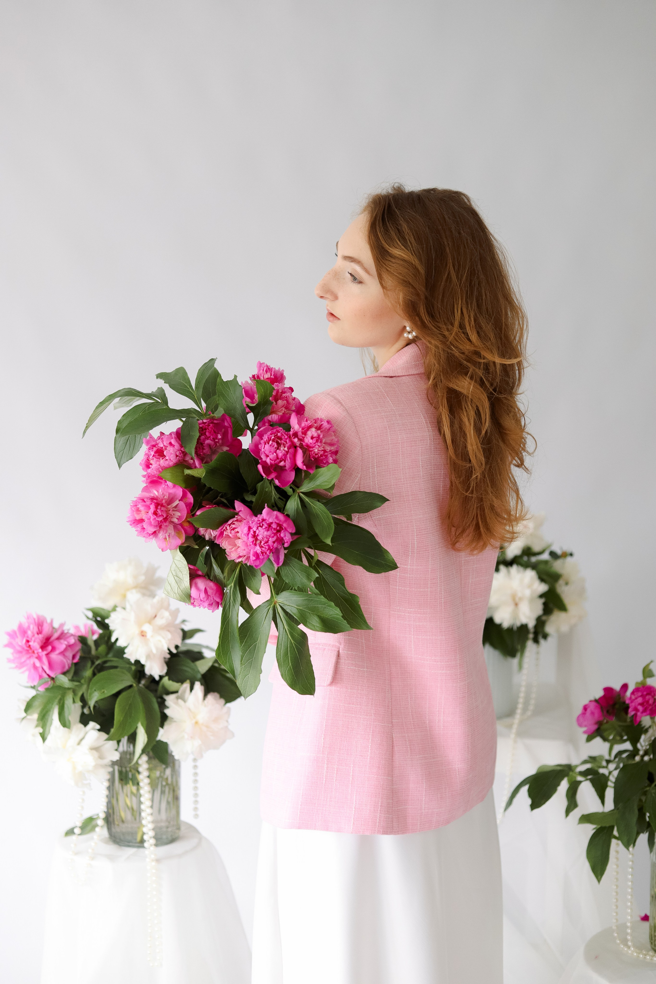 Яна — Живые пионы. Kate Bunny | фотограф и видеограф в Люберцах