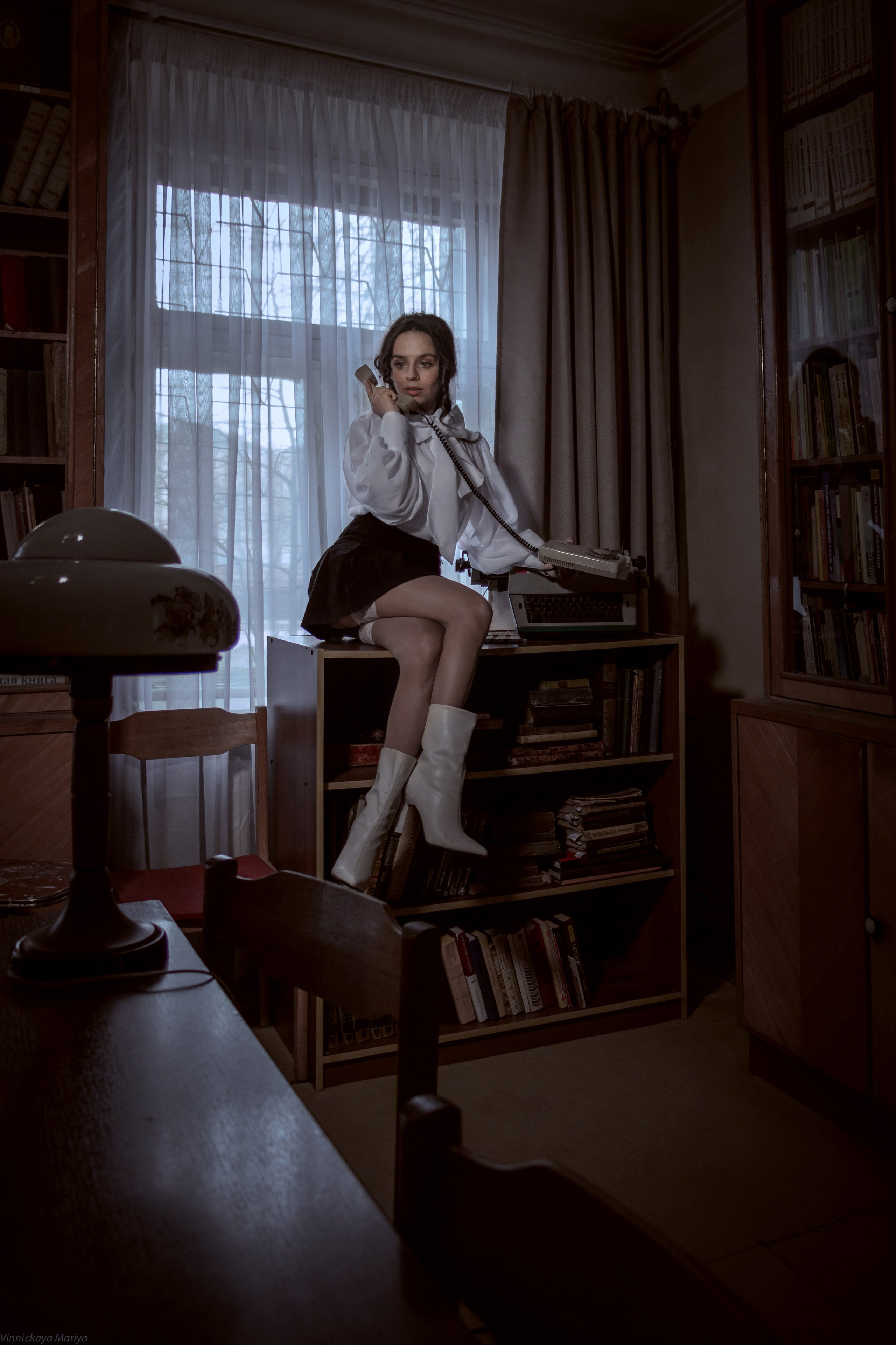 Нина . Библиотека. Фотограф Мария Винницкая