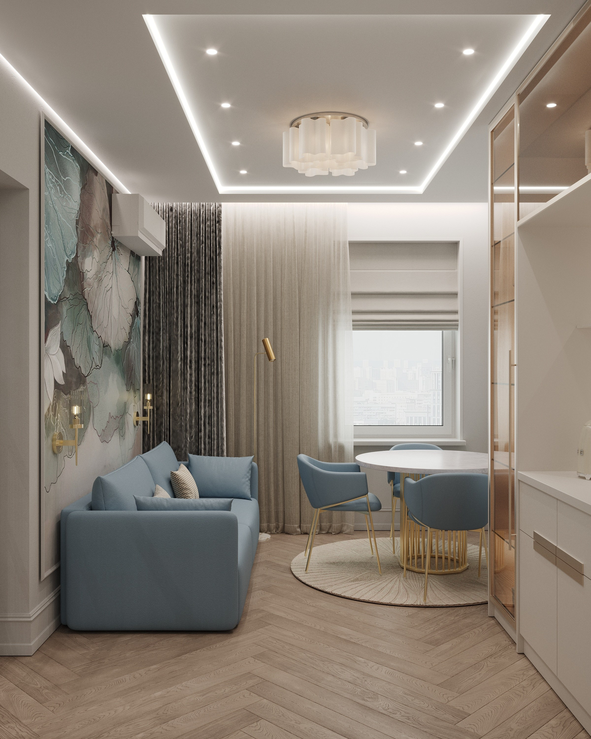 ЖК Полис Приморский/Санкт-Петербург/60 кв м. Ксения Барабаш дизайнер интерьера в Санкт-Петербурге