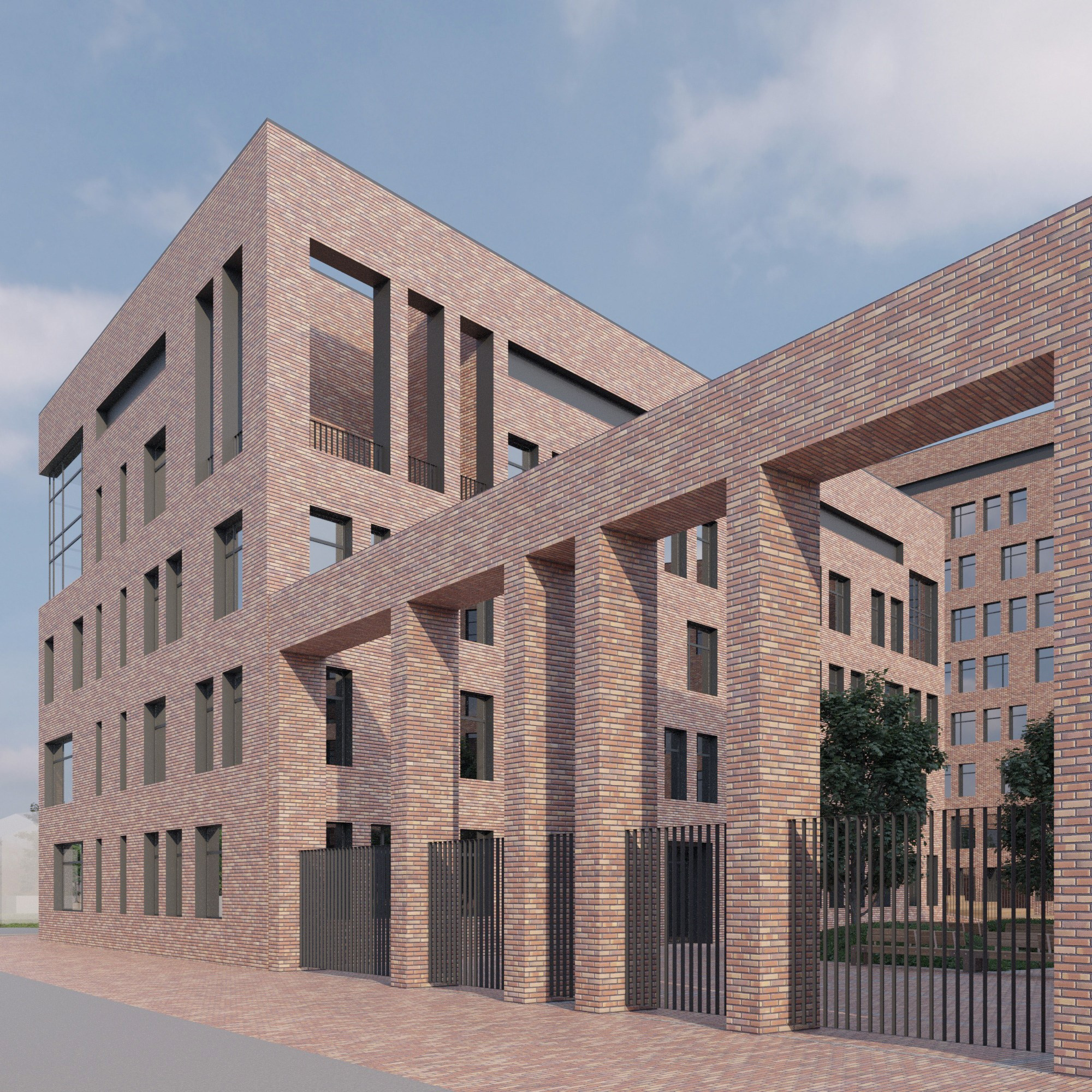 Многоквартирные дома / Dachnaya_GK Вариант 1. SAAS Селиванов Алексей Архитектурная Студия