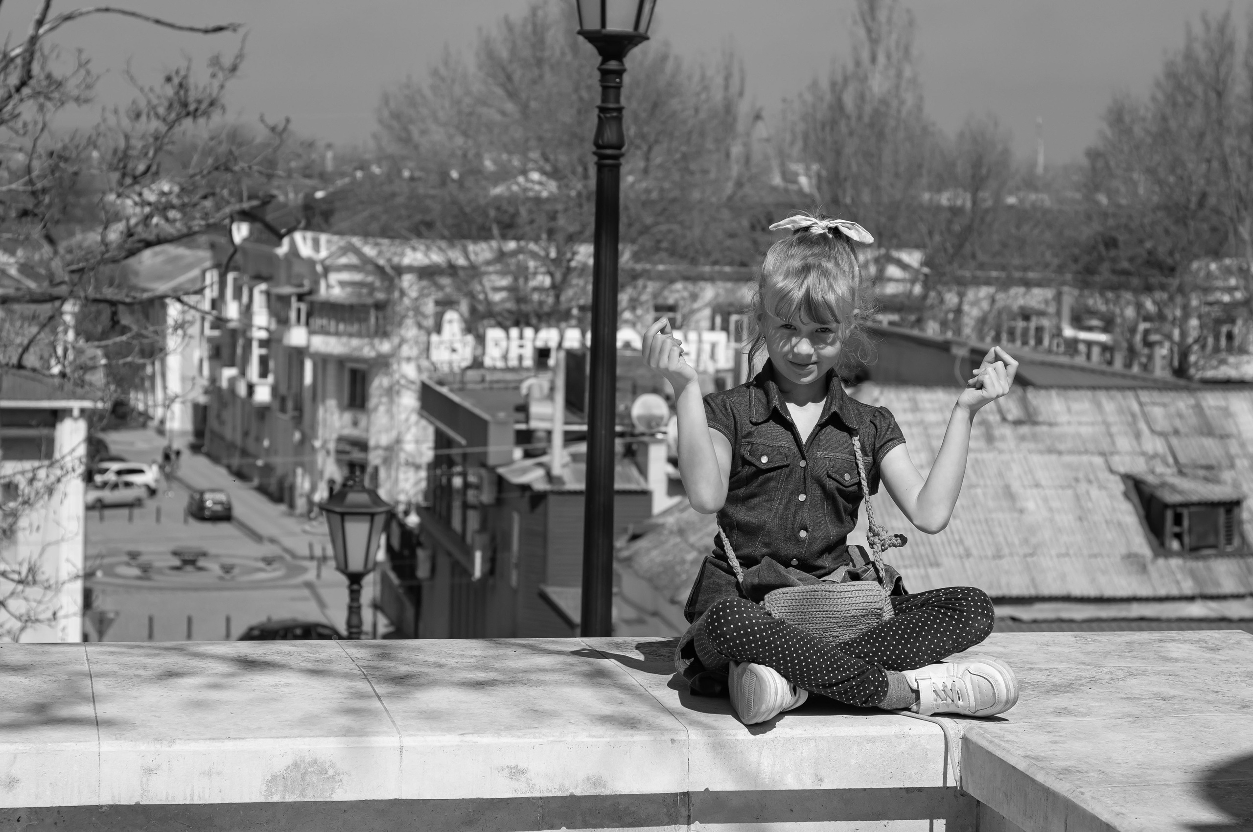 Чёрно-белая, магическая. Сейчас вылетит ПТИЧКА! Фотосессии в Керчи