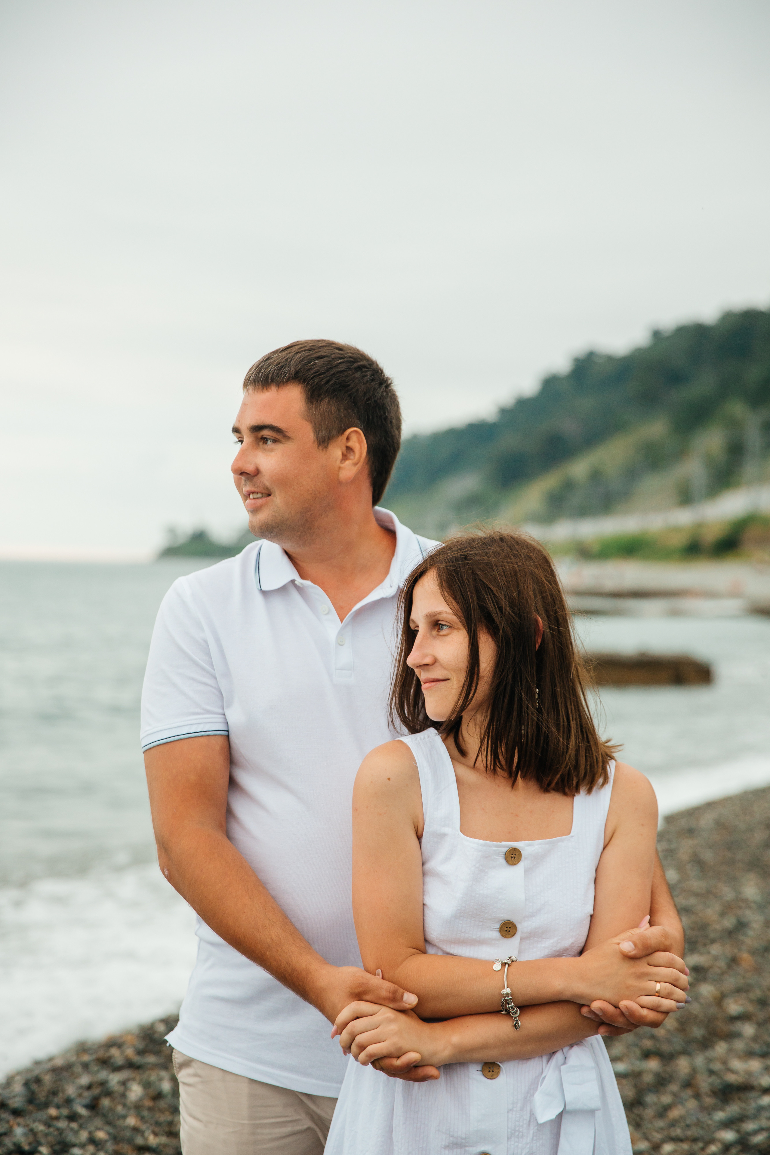 Дмитрий, Влада и дети у моря. Фотограф в Сочи. Свадебная видеосъемка Сочи