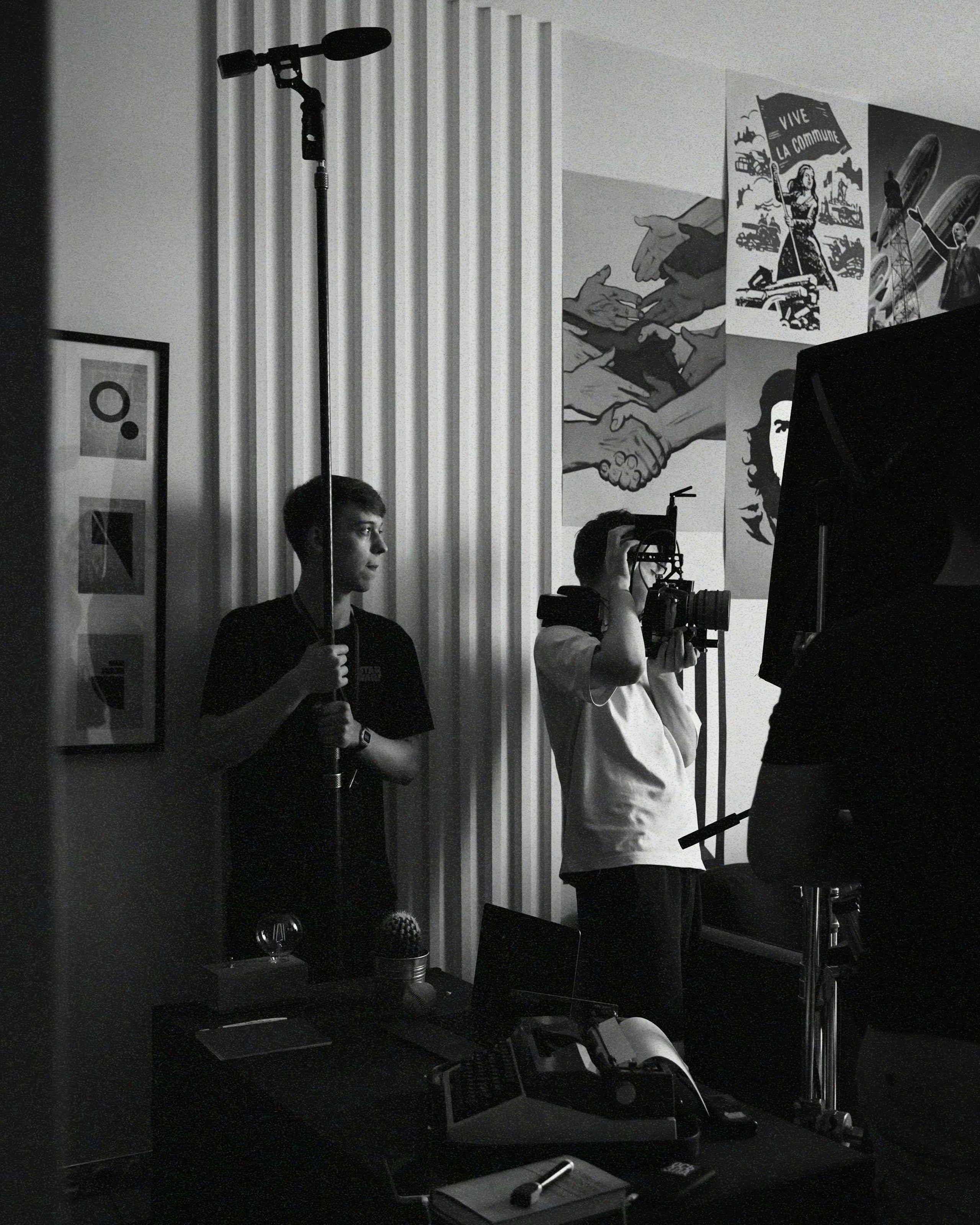 Filming a movie, backstage. Katyavasileva