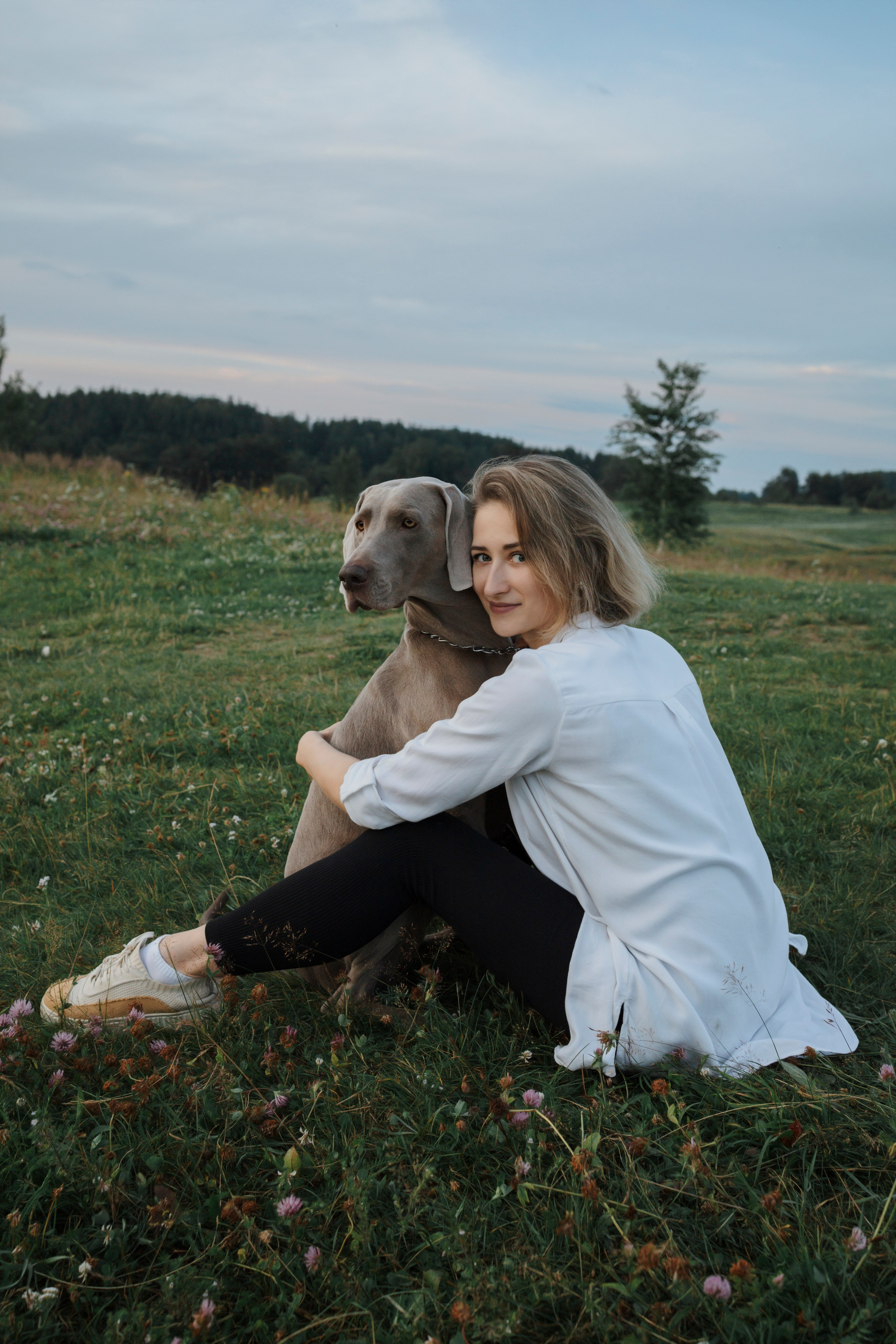 Маргарита и веймаранеры. Фотограф-анималист в Санкт-Петеребурге Титова Алиса