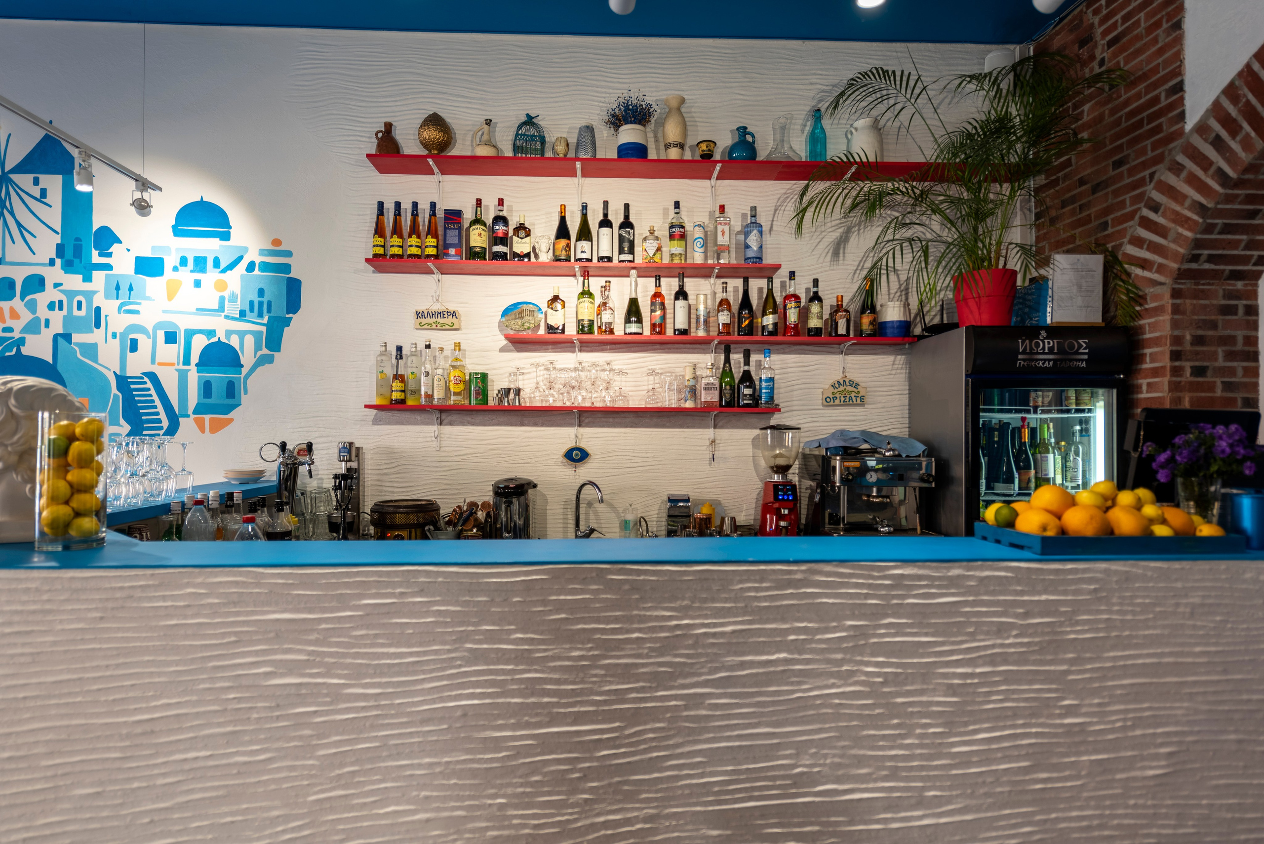 Греческая Таверна Йоргос. Интерьерный и репортажный фотограф в Краснодаре Дмитрий Вальков