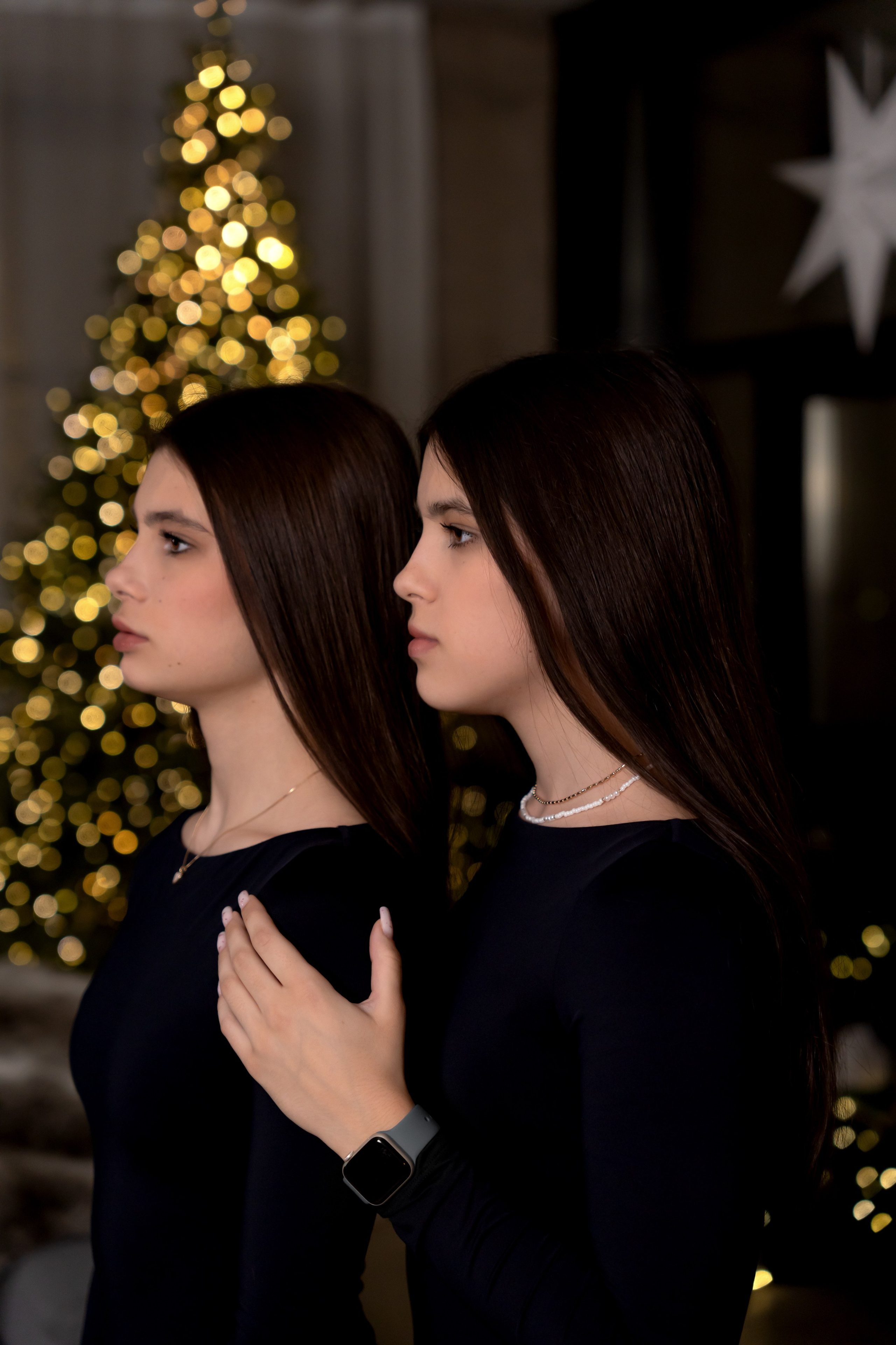 Новогодняя фотосессия для дружной семьи. Фотограф в Красноярске. Юлия Чаушанская