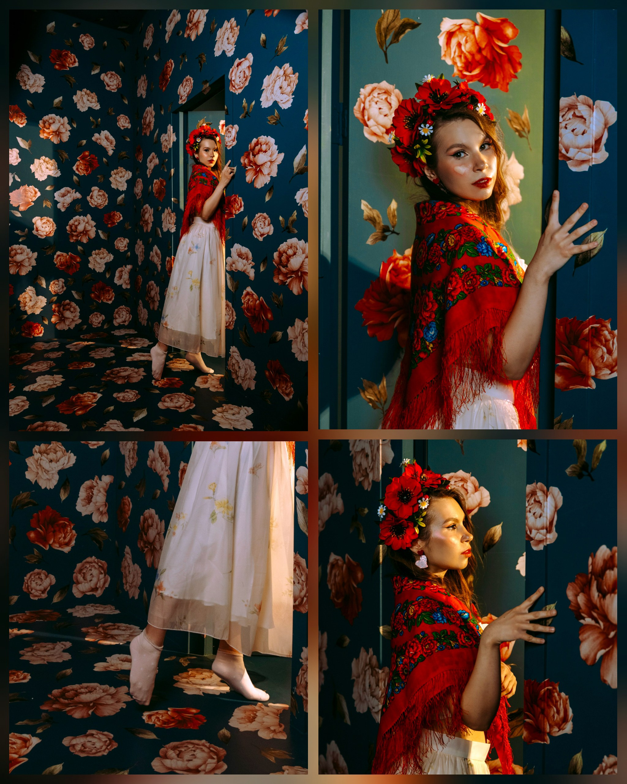 фольклорное фото в студии