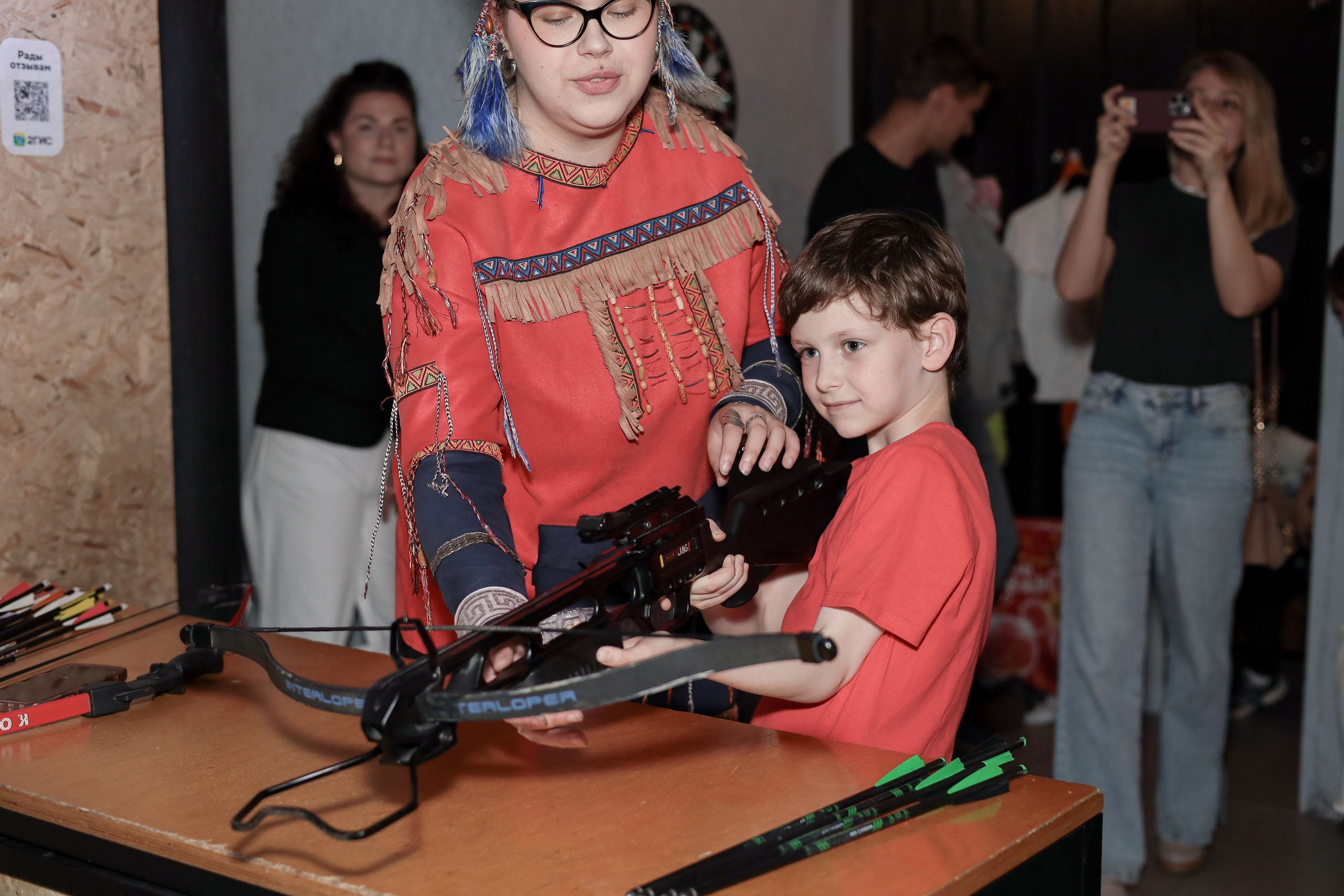 День рождение в стрелковом клубе. Фотограф Надршина Лилия