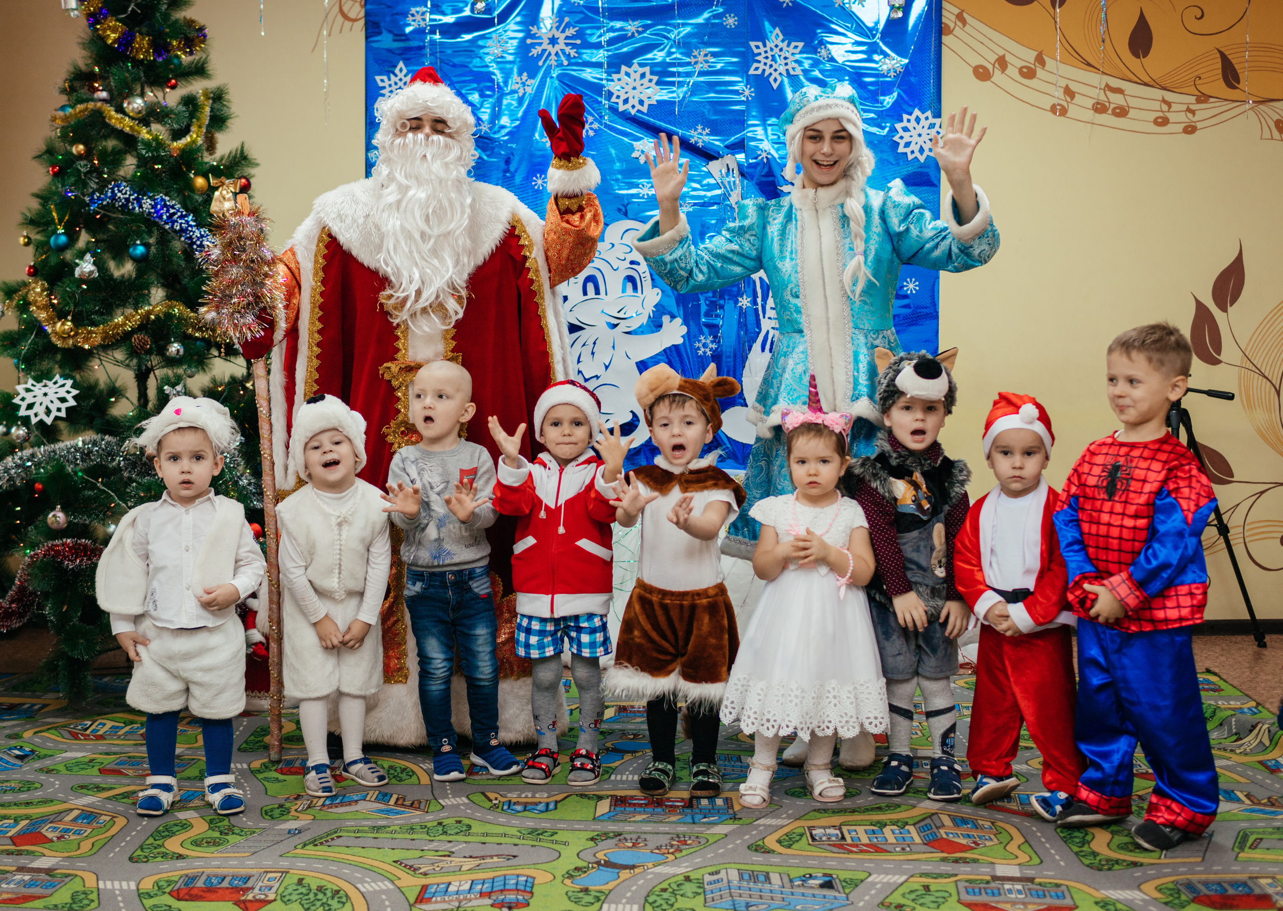 Дет.сад НГ утренник. Свадебный и семейный фотограф в Воронеже Катя Фишка
