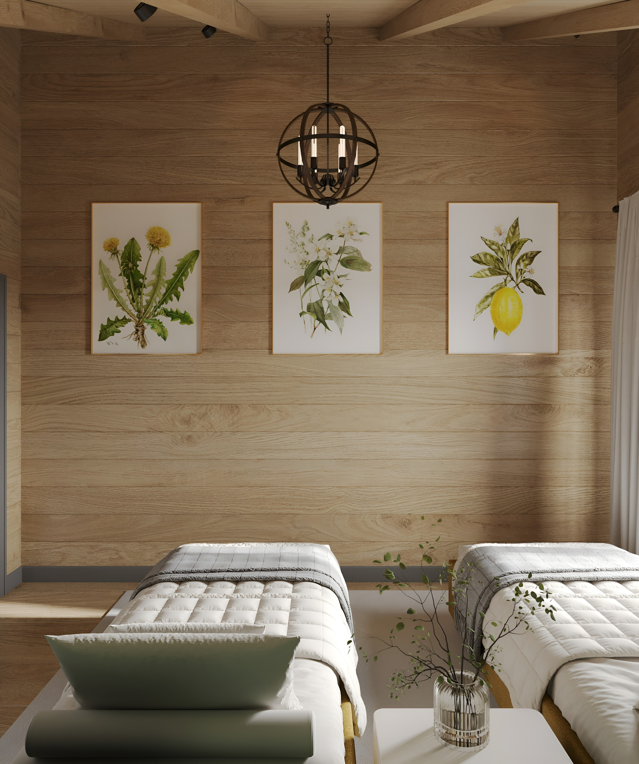 Спальня. 3D Визуализация интерьеров жилых и коммерческих помещений