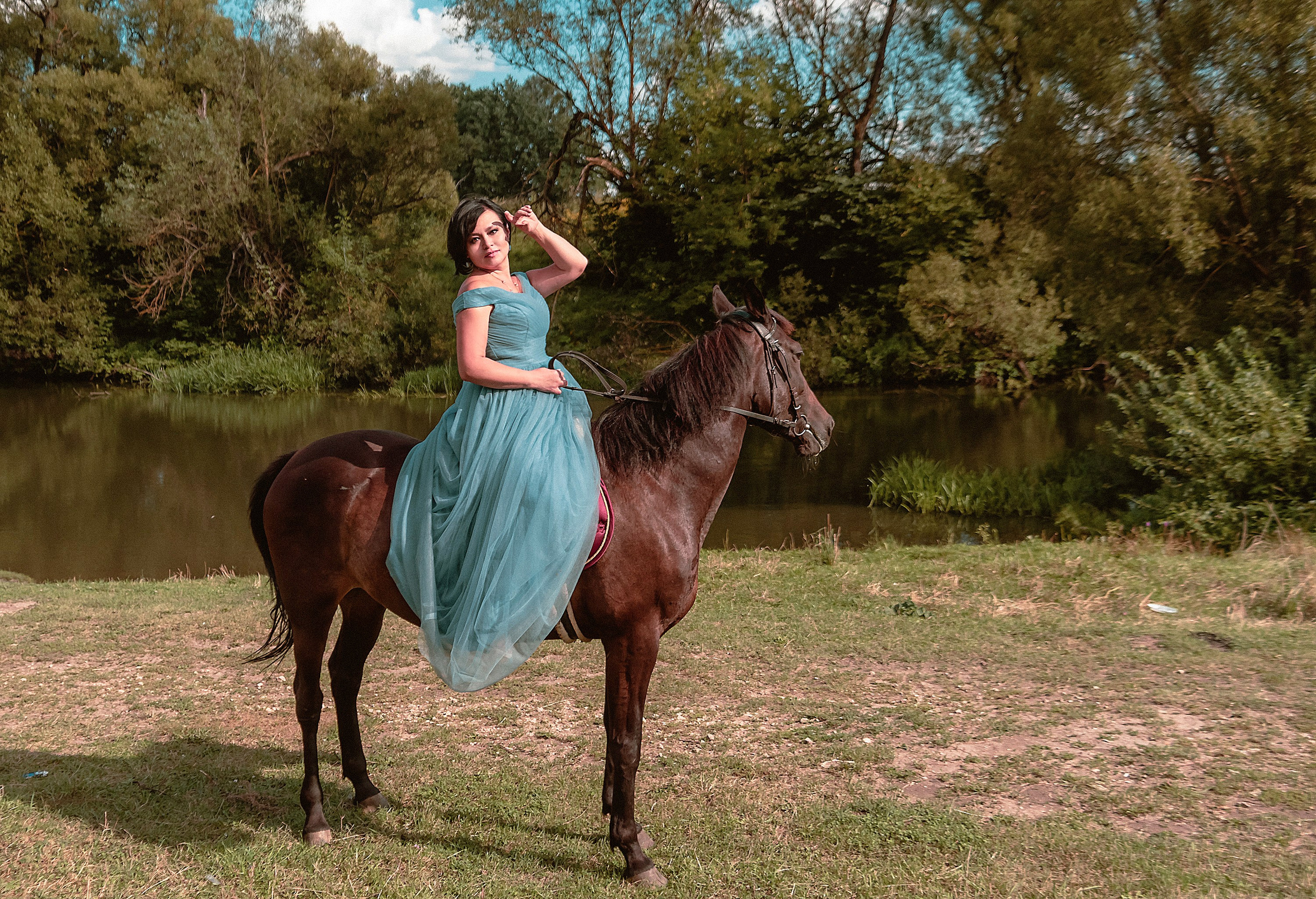 ФОТОСЕССИЯ С ЛОШАДЬЮ.