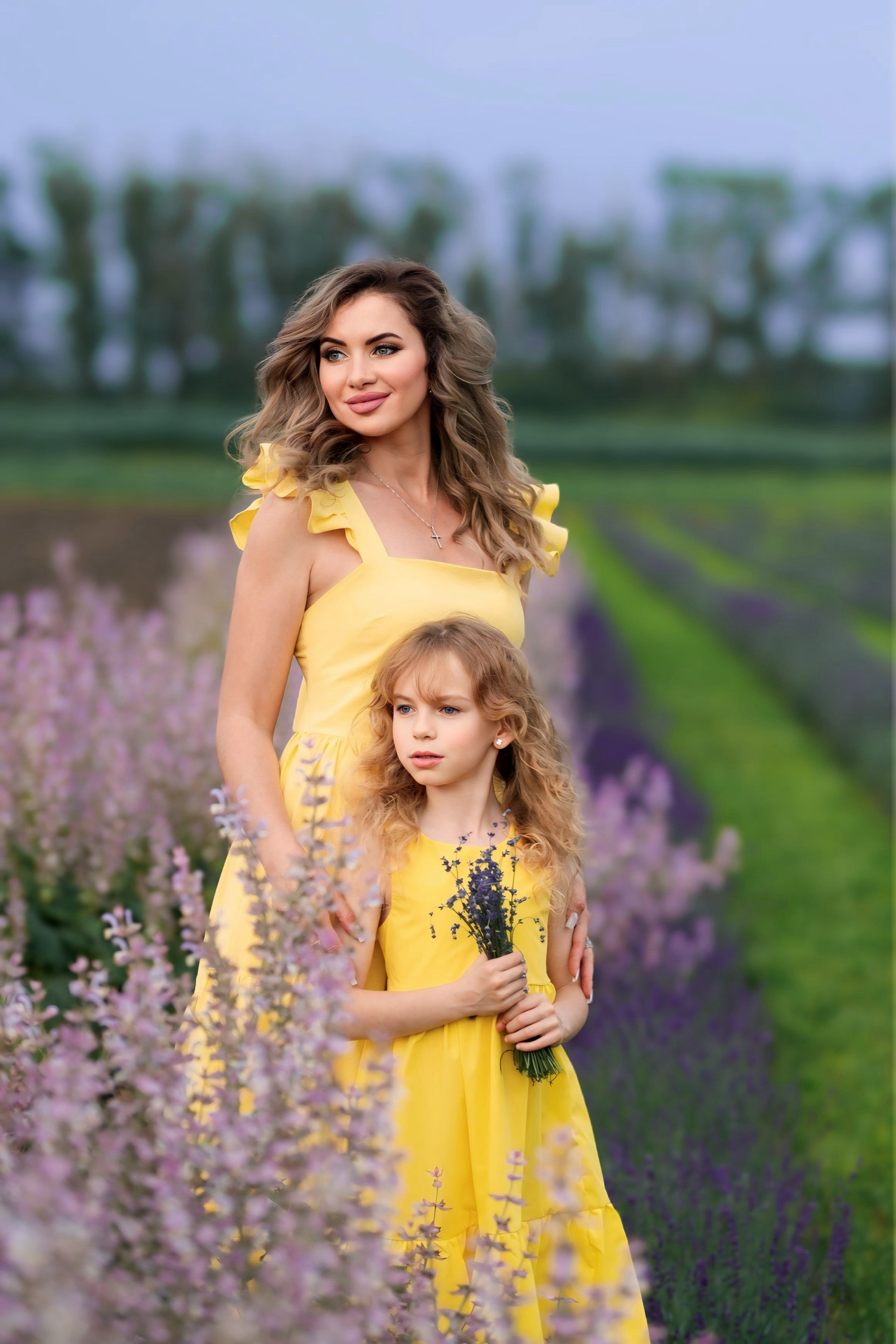 Семейная съемка в лавандовых полях. Портретный фотограф в Москве Наталия Комарова