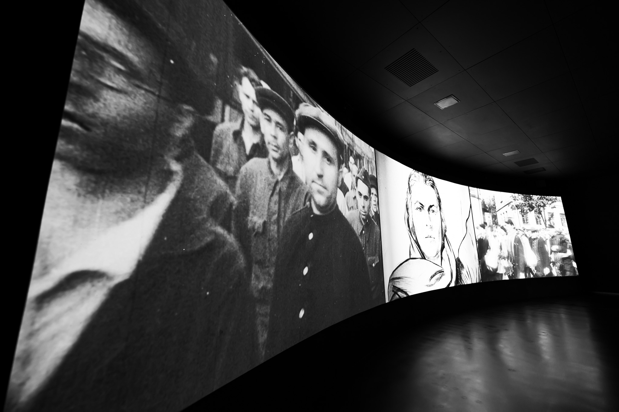 Кинозал в мемориальном комплексе "1418 шагов к Победе"