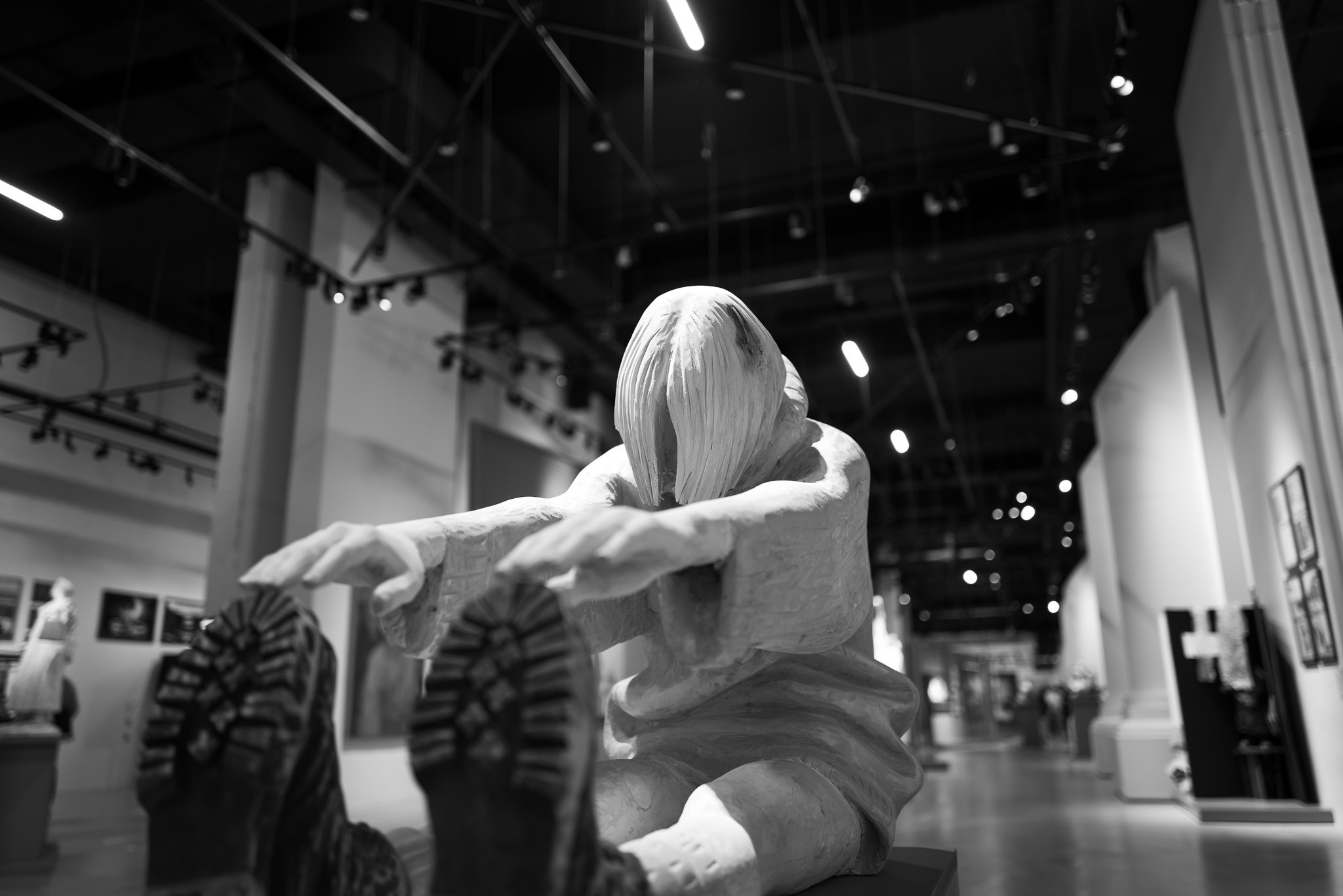 Галерея на паркинге в парке Зарядье