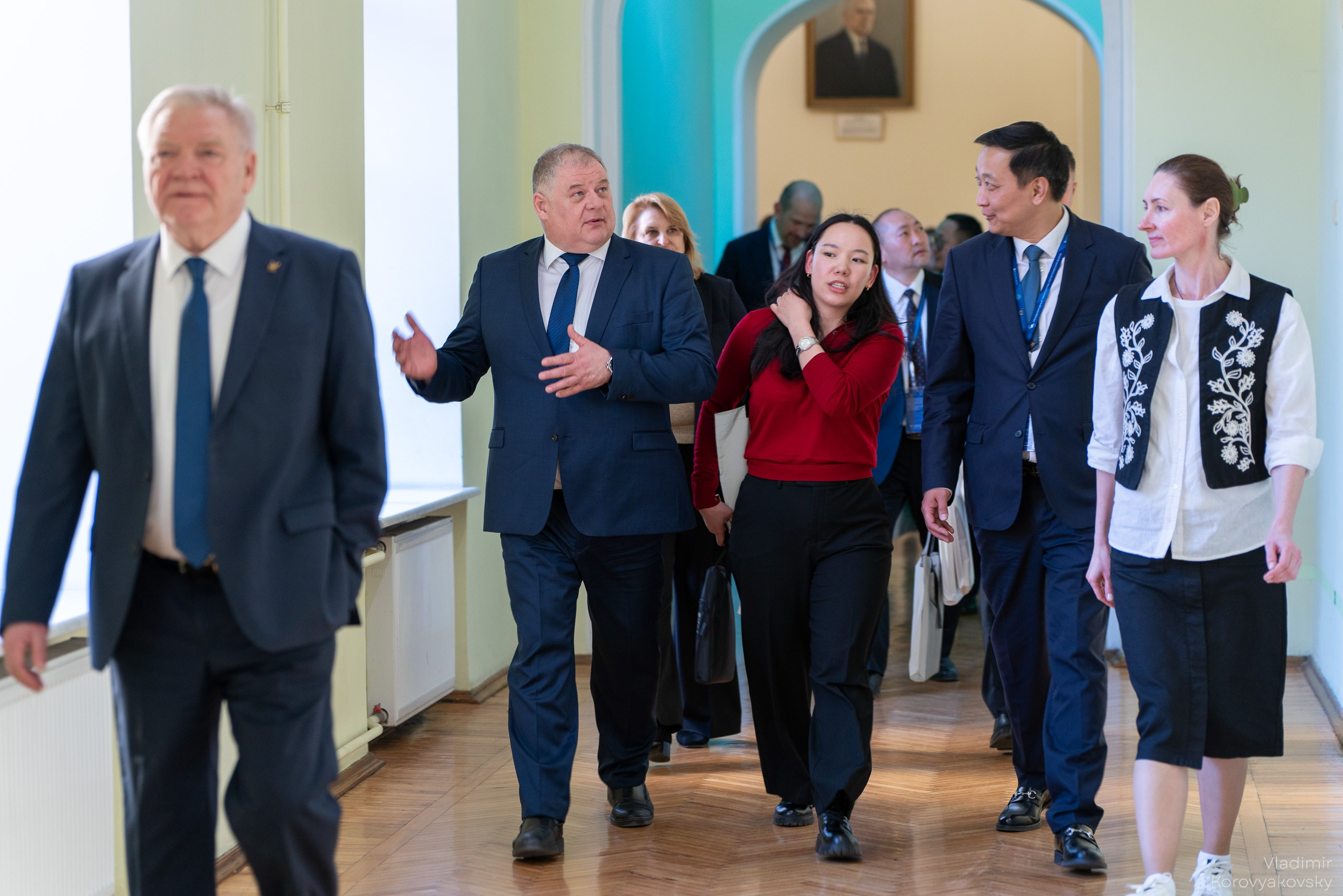 Совещание руководства ПГУПС с Делегациями Исполнительного агентства Правительства Монголии и делегацией АО «УБЖД». Фотограф Владимир Коровяковский