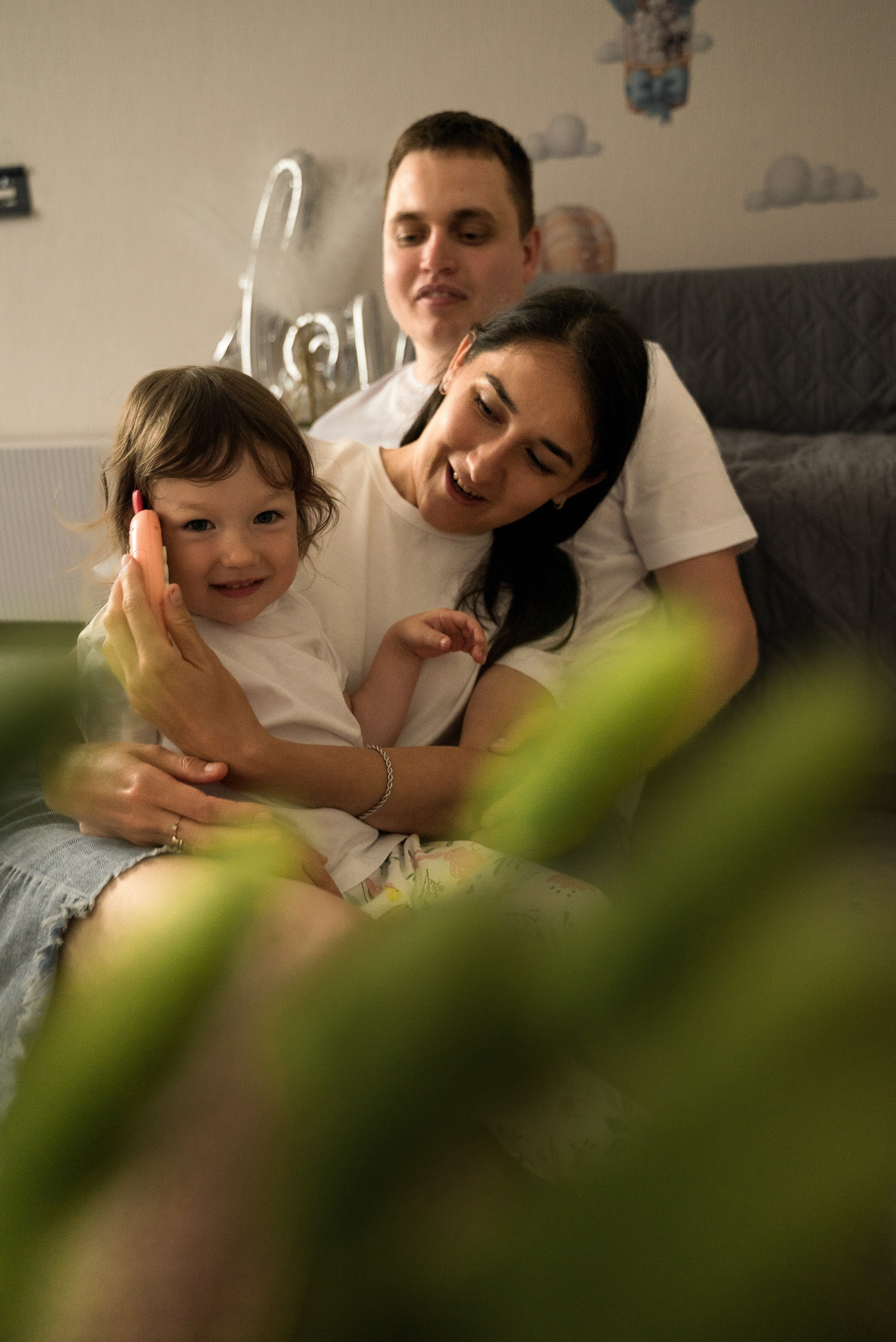 Гузель с семьей. Фотограф Ксения Огородова портфолио