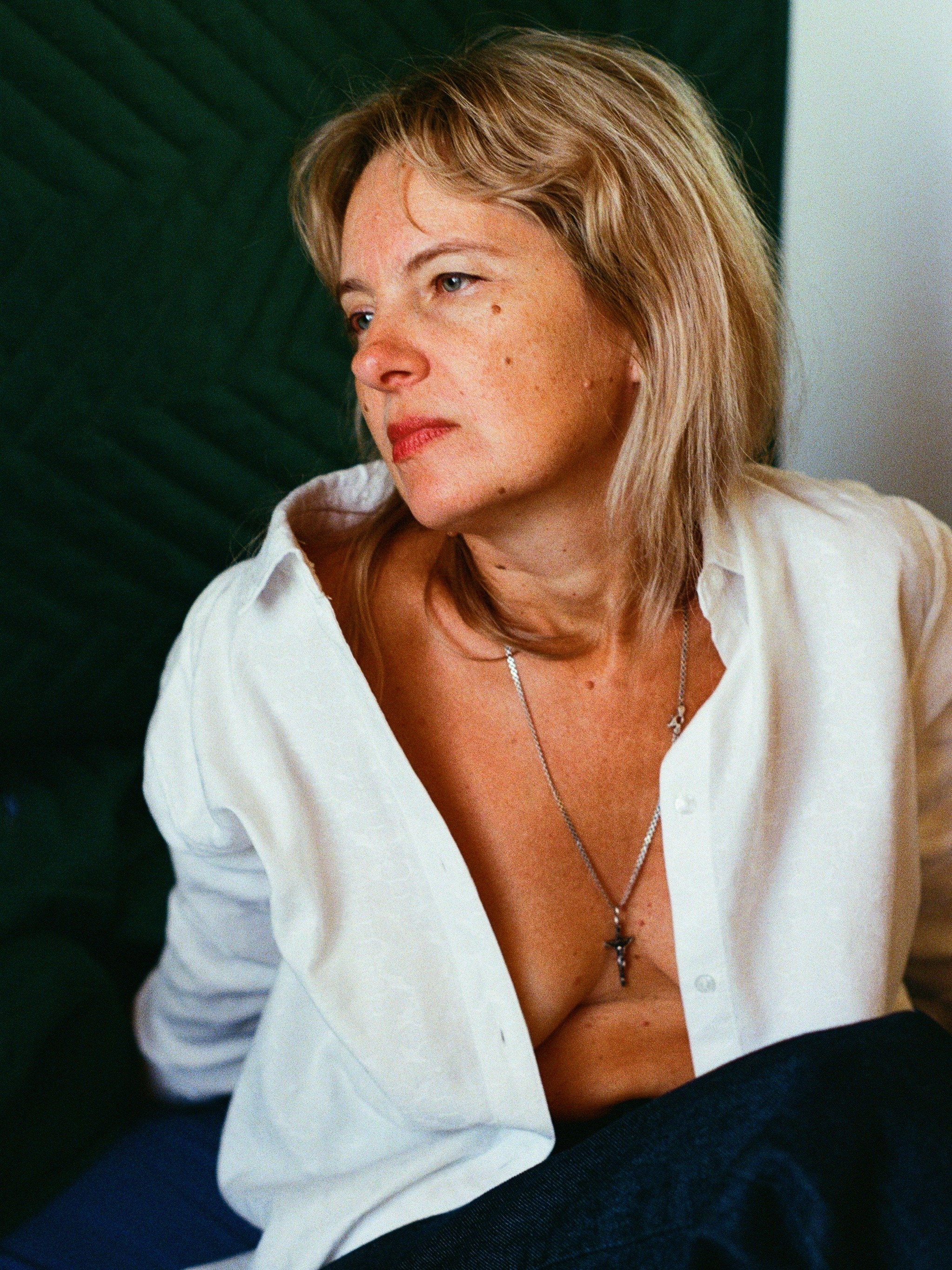 портрет снят на фотопленку