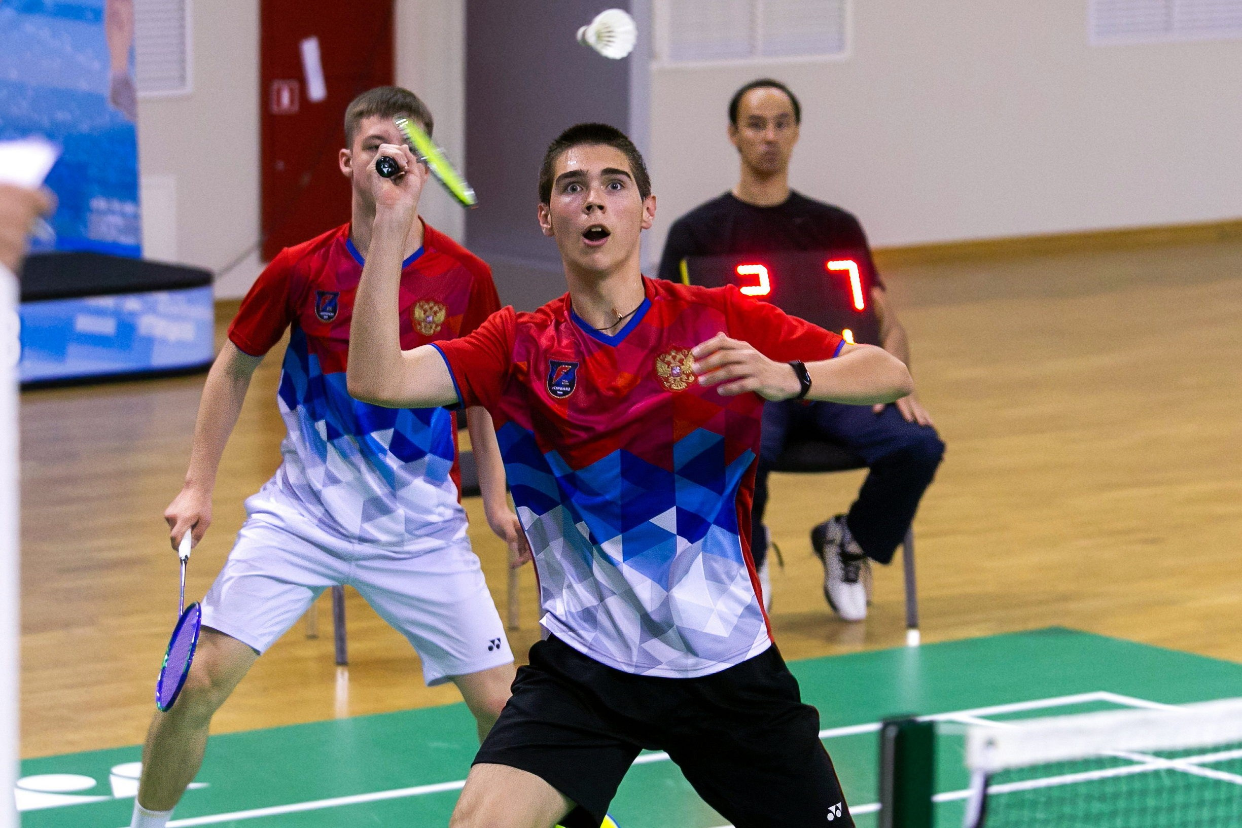 спортивная фотография, бадминтон