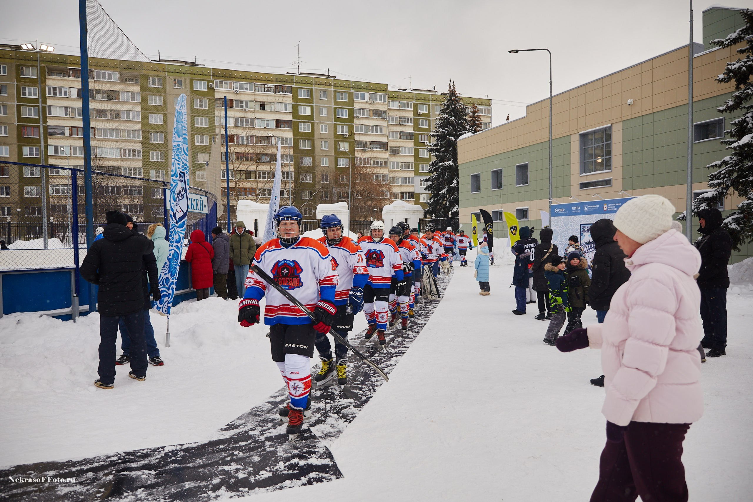 Турнир по хоккею «Русская классика» в рамках Офицерской хоккейной лиги. Спортивный фотограф Некрасов Денис