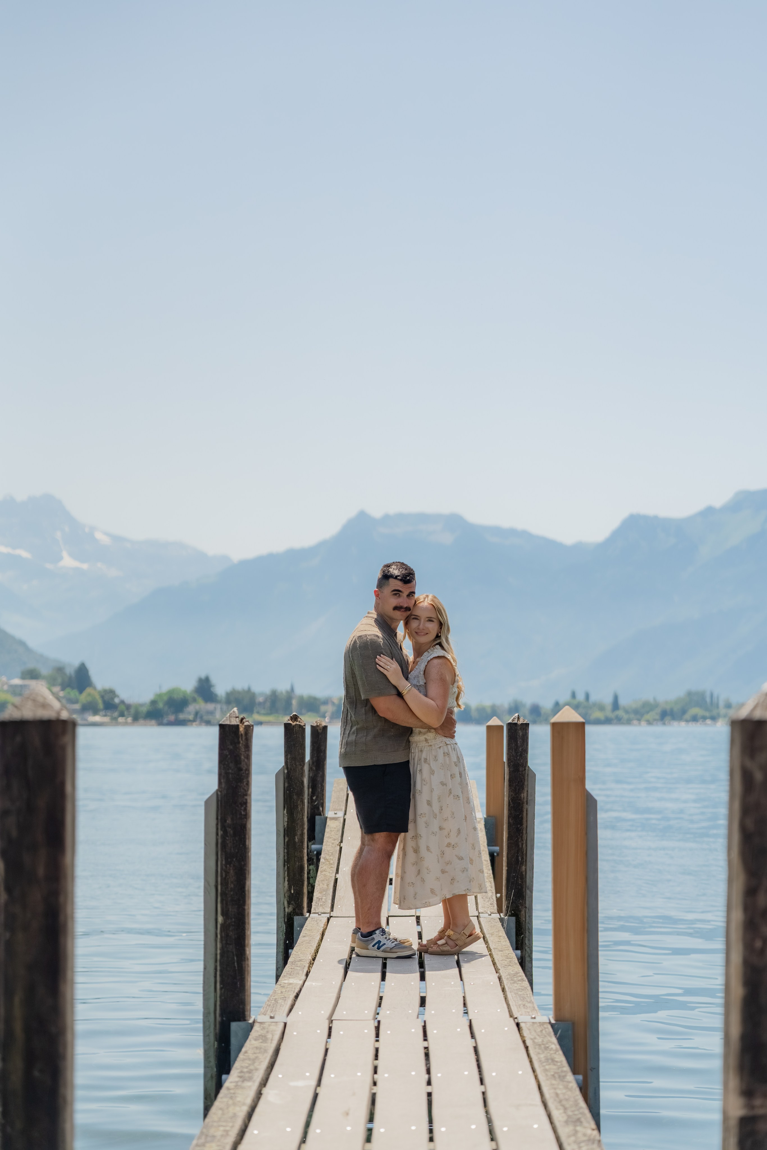 Brooklyn & Dakota | Proposal Montreux. Профессиональный свадебный фотограф в Женеве и Швейцарии | Таня Вовчецкая