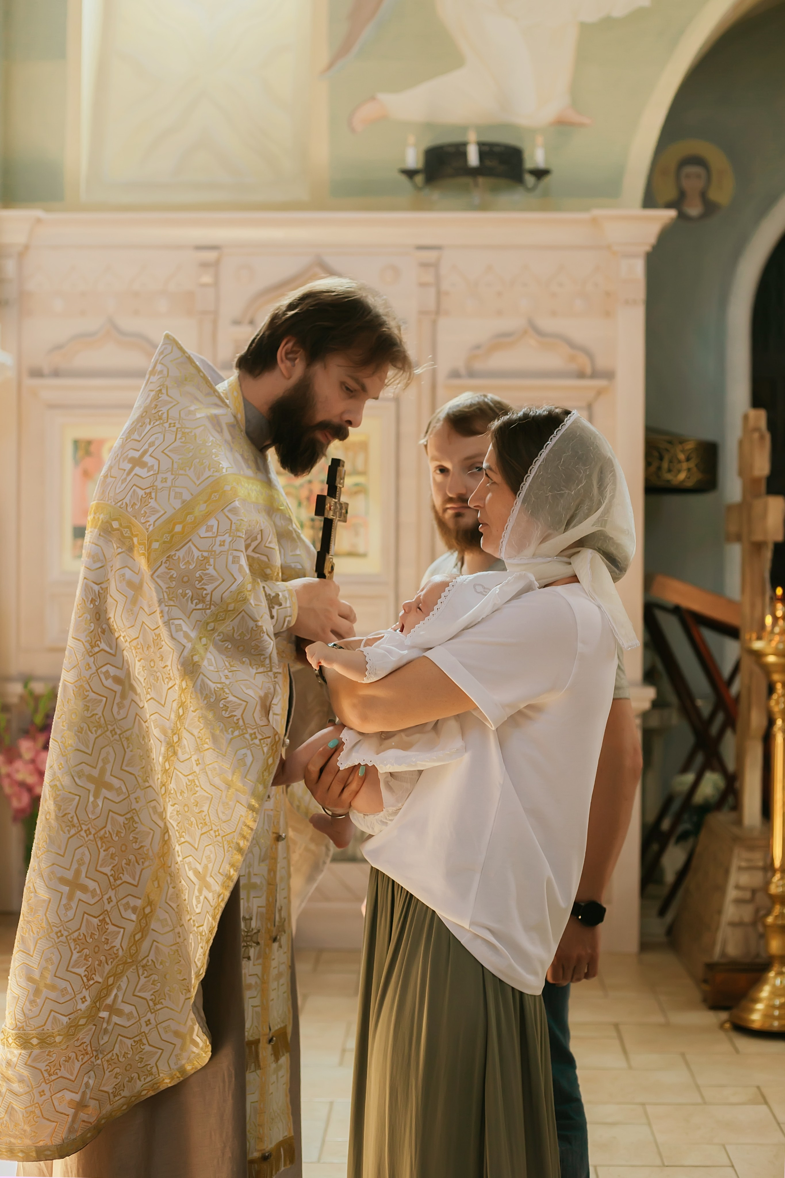 Крещение Валерии. Школьный и детский фотограф Старожилово