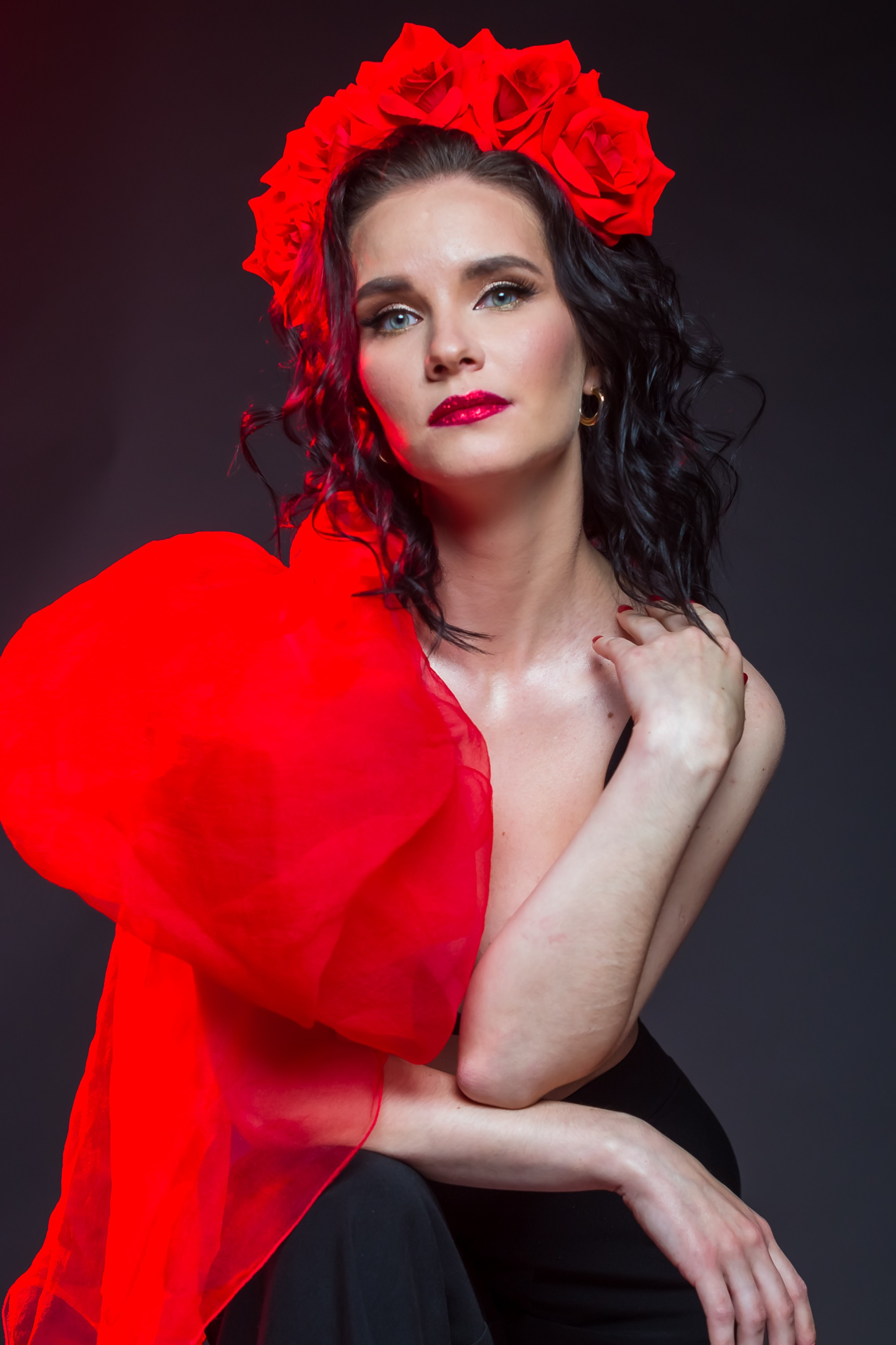 Бьюти съемка Юлии. Фотограф Тула творческие фотосессии недорого Ольга Ромашина