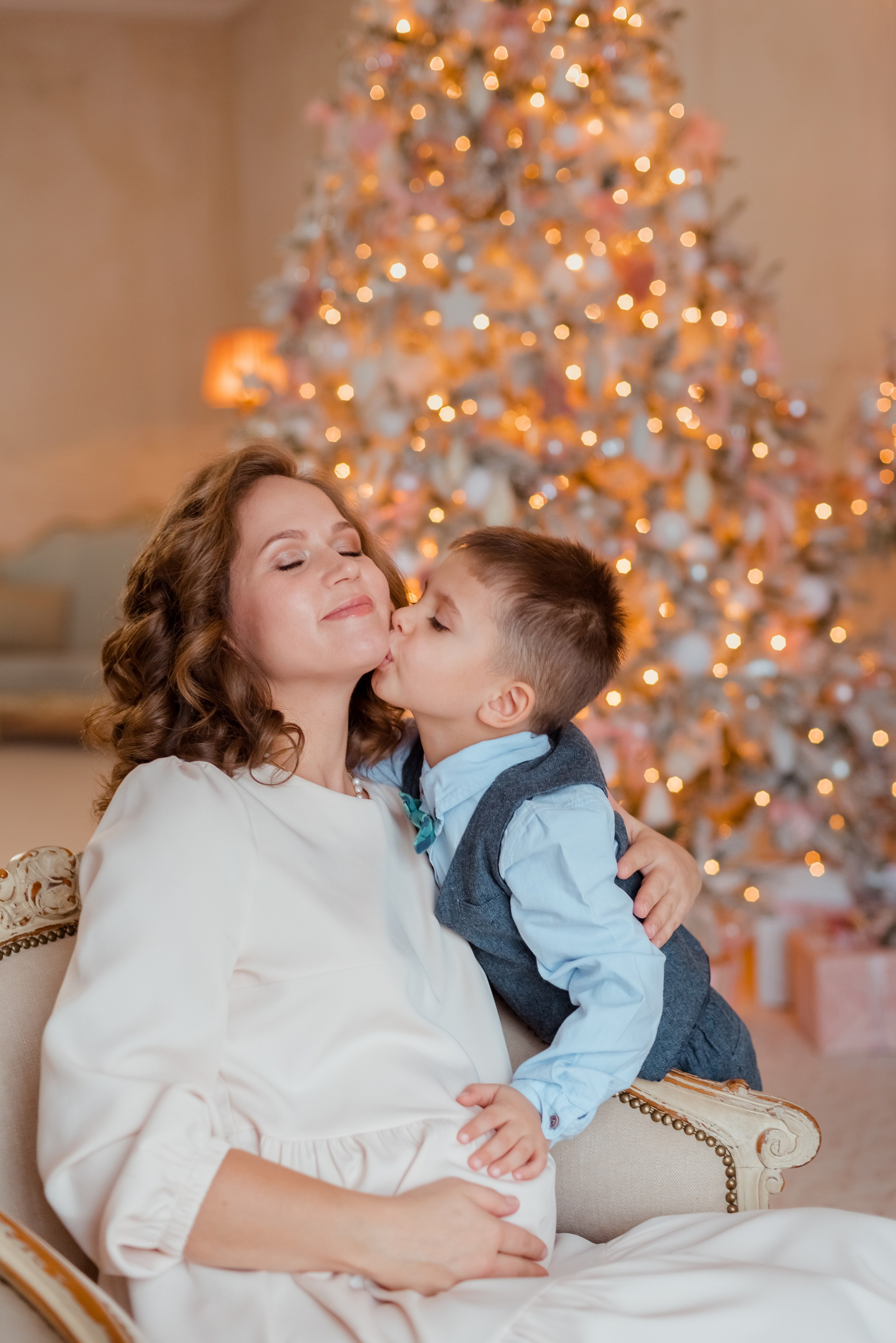 Семейная новогодняя фотосессия. Фотограф Юлия Кондратьева